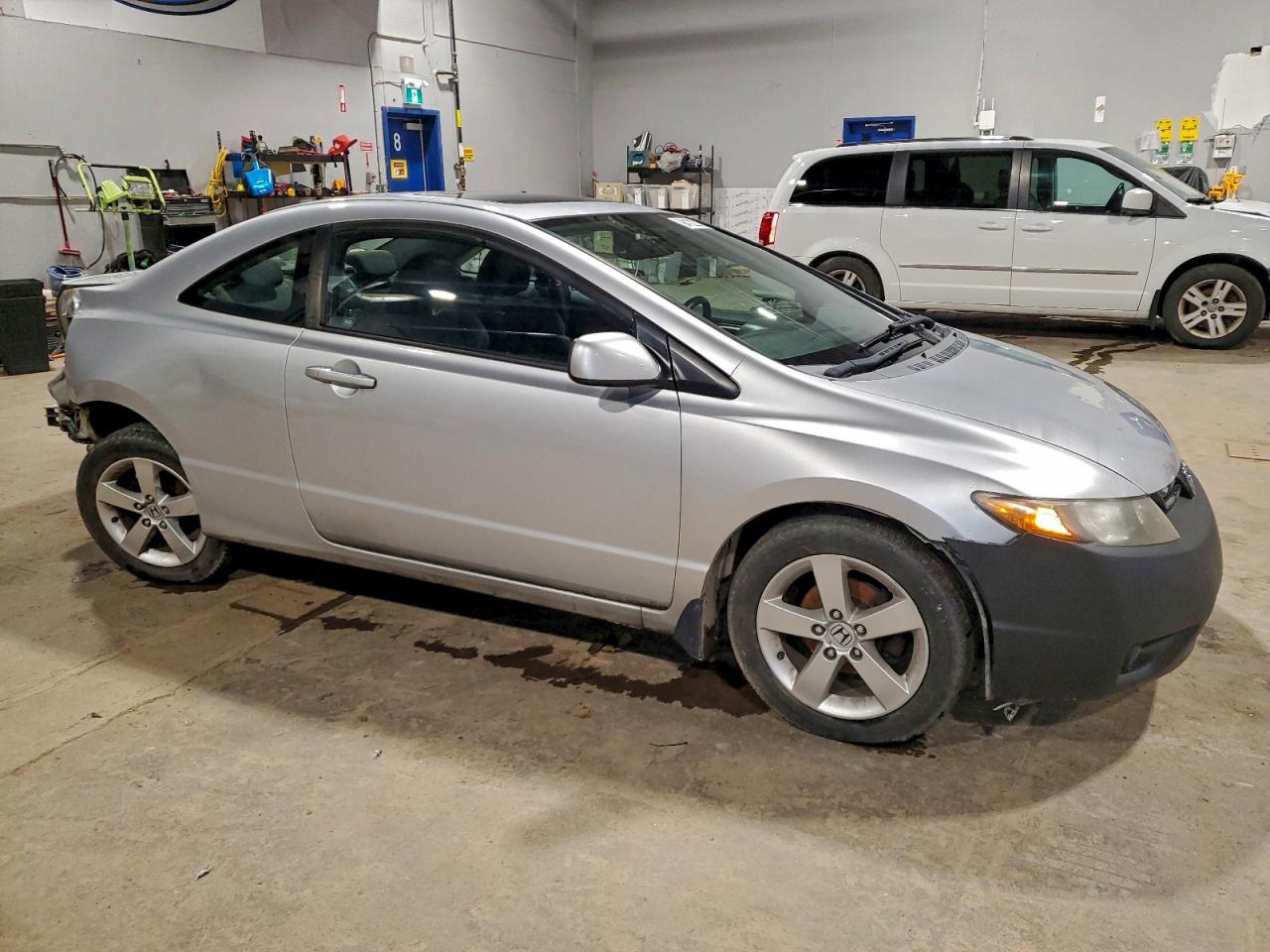 2008 Honda Civic Lx Silver vin: 2HGFG126X8H004756