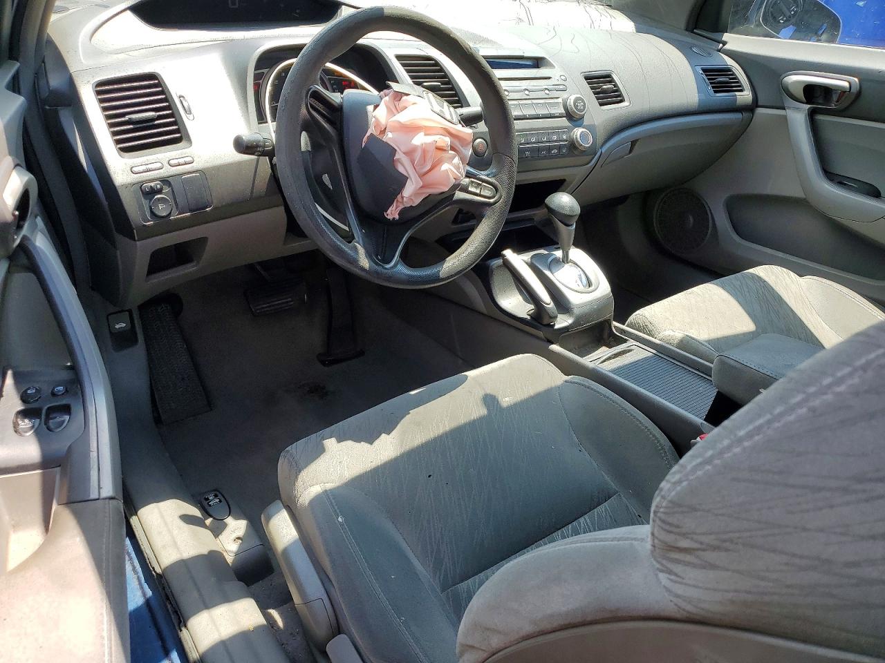 2008 Honda Civic Lx Blue vin: 2HGFG126X8H502472