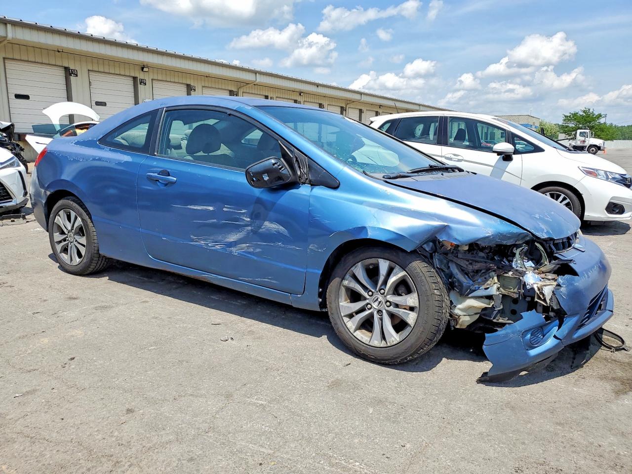 2008 Honda Civic Lx Blue vin: 2HGFG126X8H502472