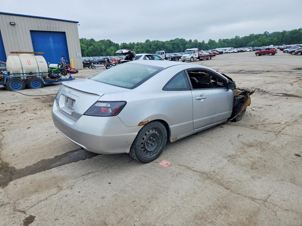 2008 Honda Civic Lx Silver vin: 2HGFG126X8H512130