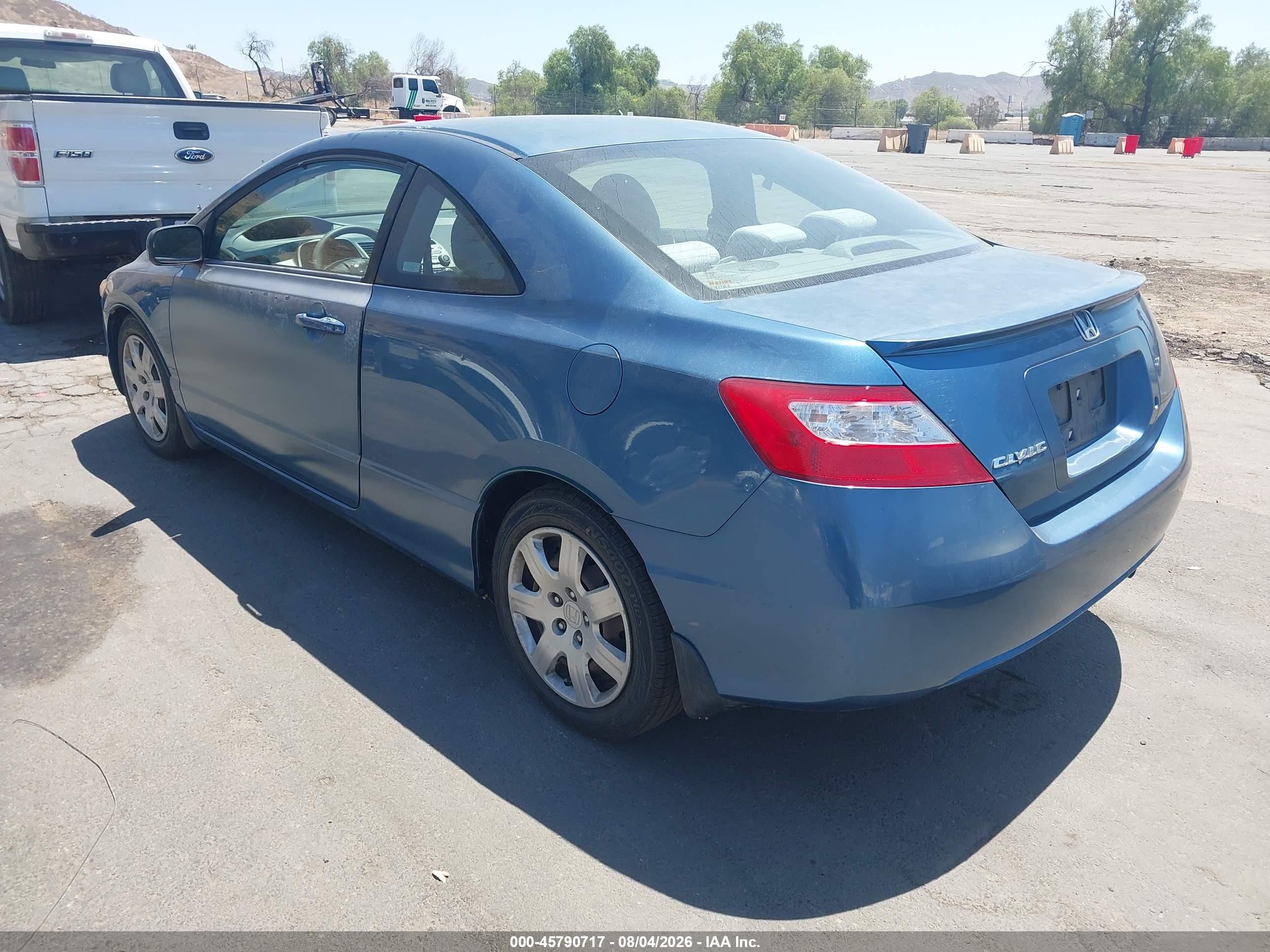 2008 Honda Civic Lx Синий vin: 2HGFG126X8H523905