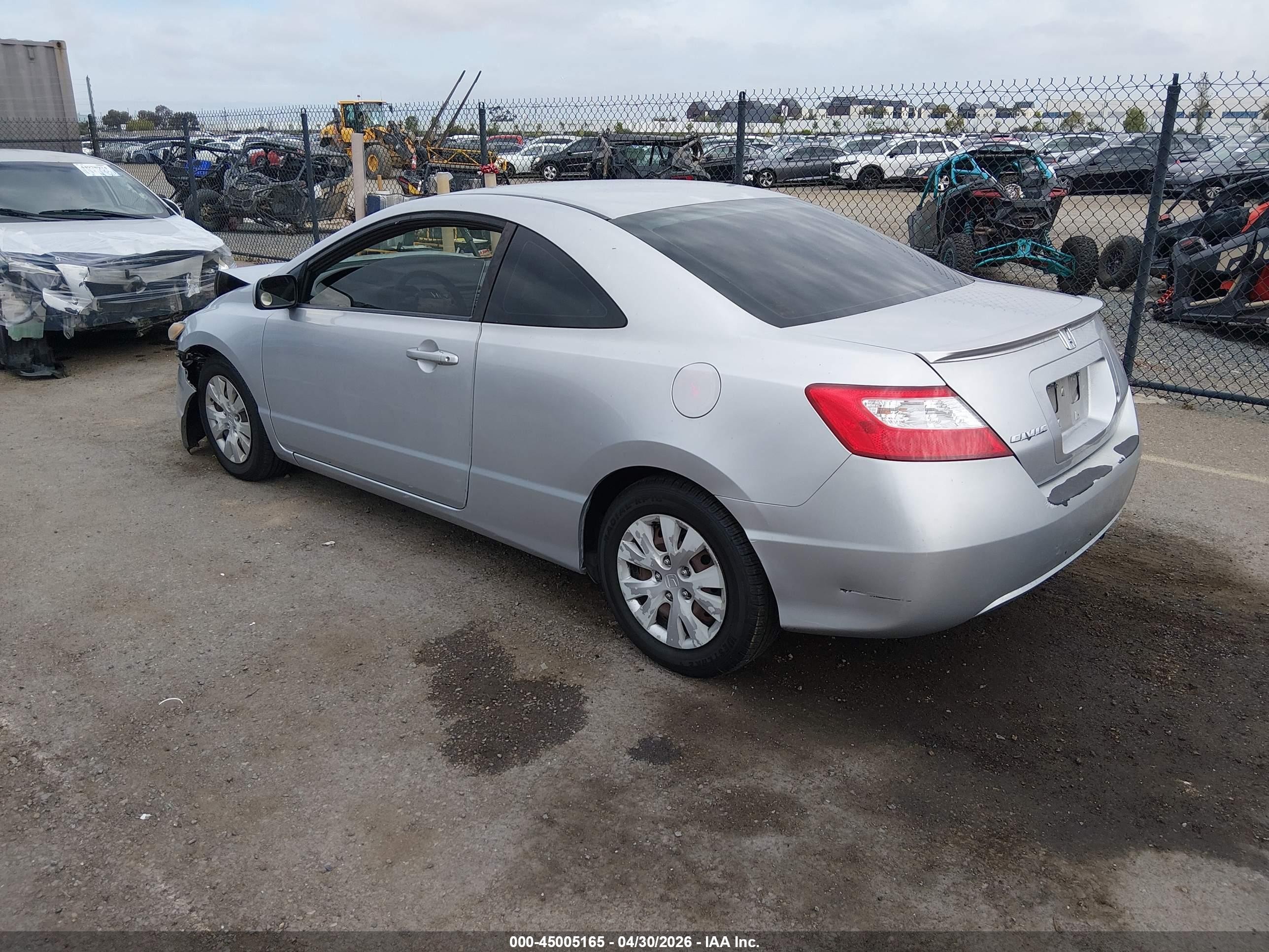 2008 Honda Civic Lx Silver vin: 2HGFG126X8H548366