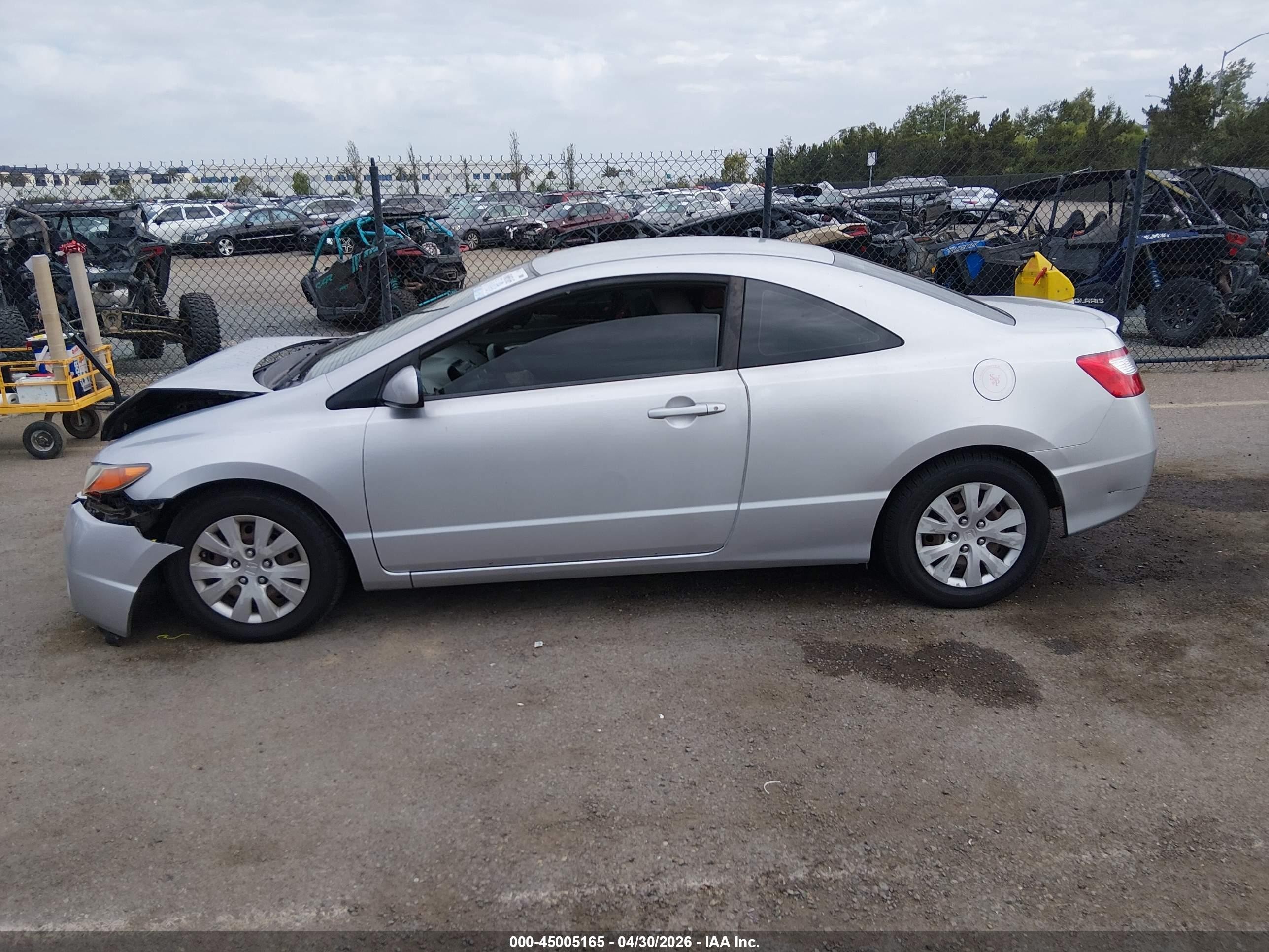 2008 Honda Civic Lx Silver vin: 2HGFG126X8H548366