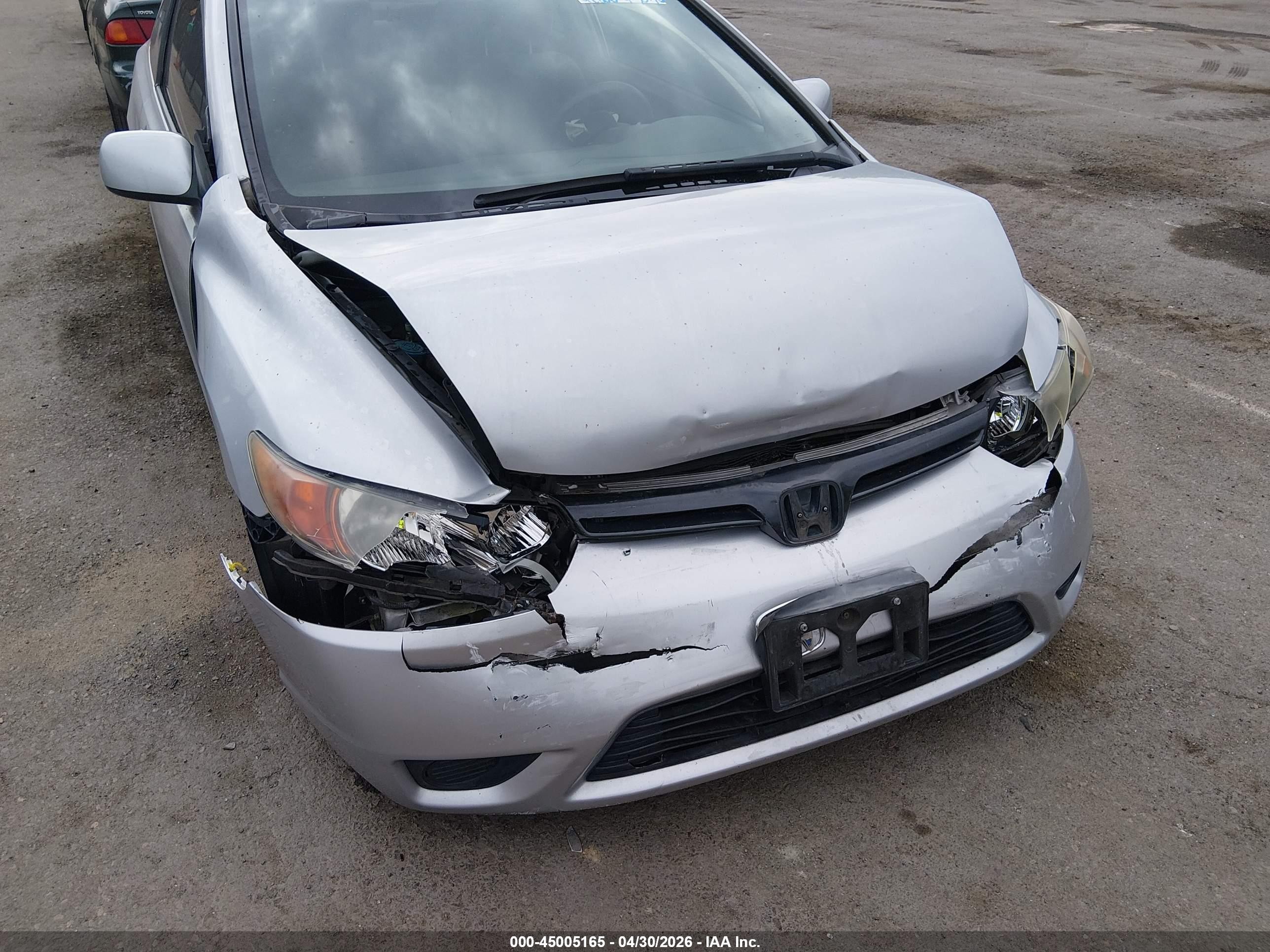 2008 Honda Civic Lx Silver vin: 2HGFG126X8H548366