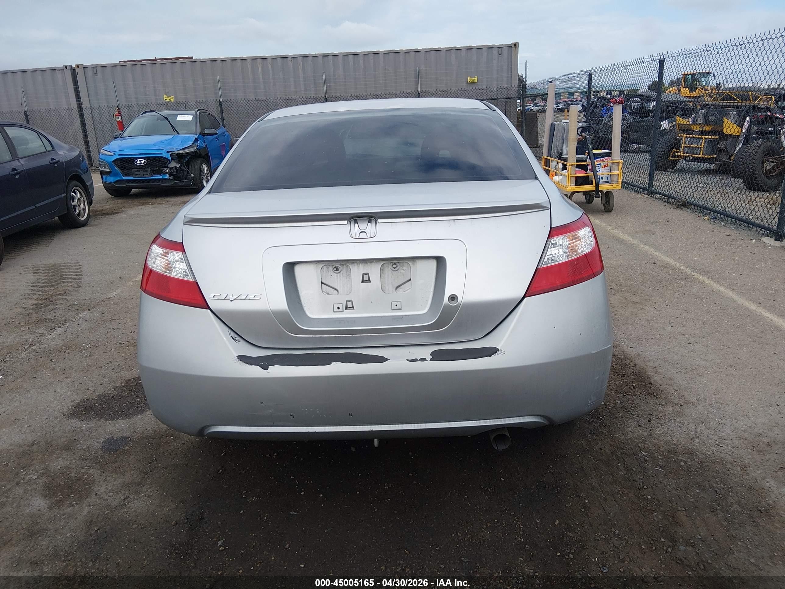2008 Honda Civic Lx Silver vin: 2HGFG126X8H548366
