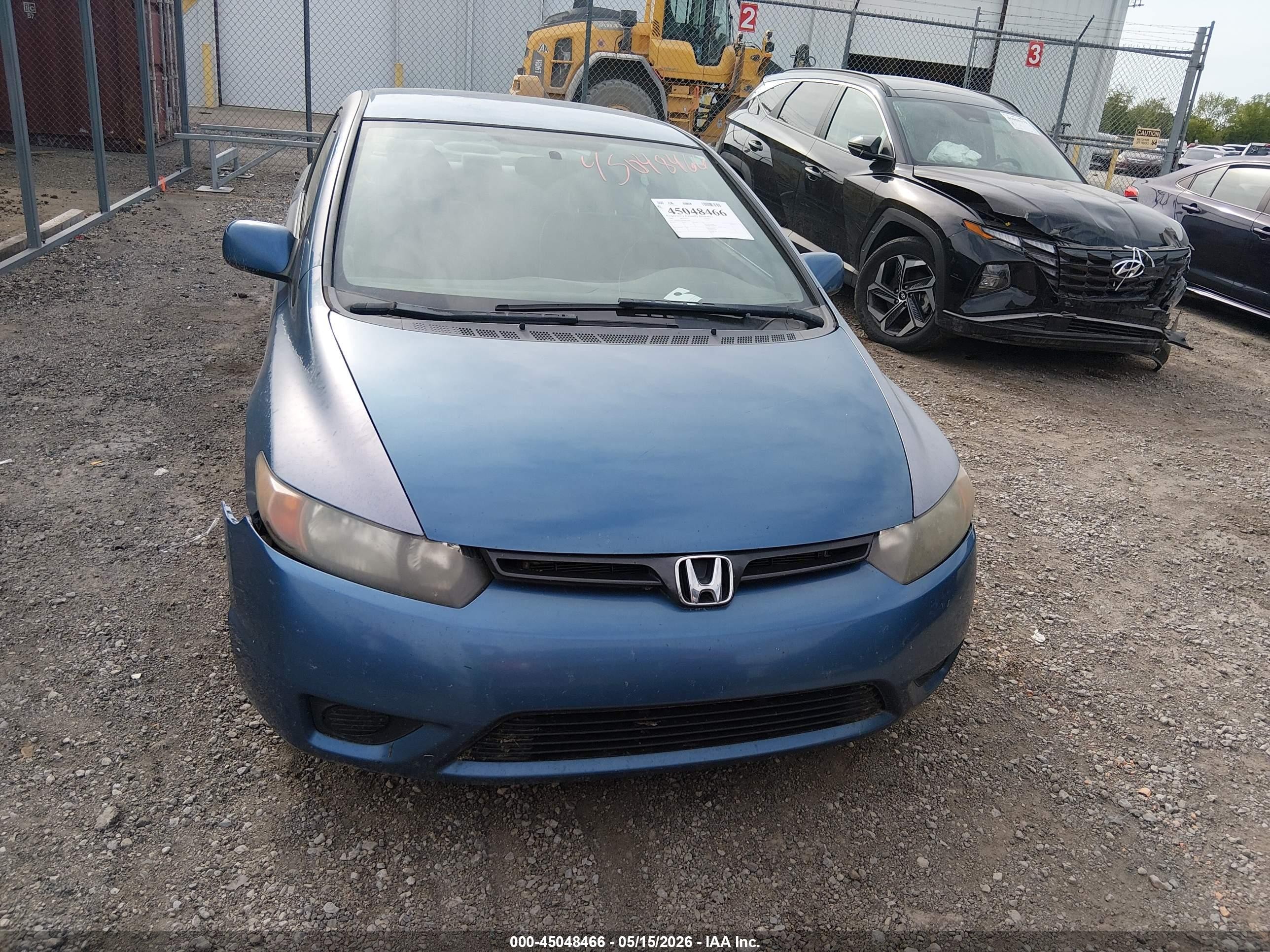 2008 Honda Civic Lx Blue vin: 2HGFG126X8H552031