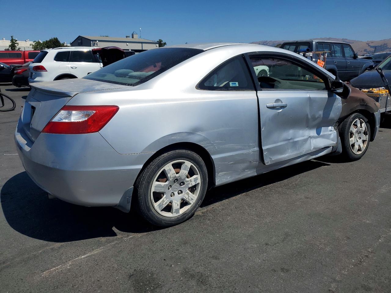 2008 Honda Civic Lx Silver vin: 2HGFG126X8H553261