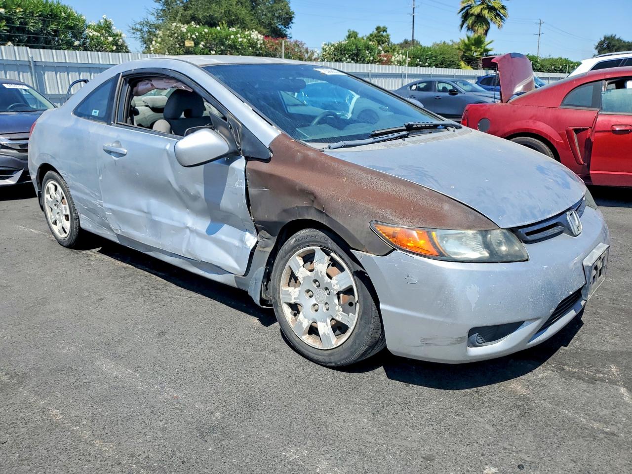 2008 Honda Civic Lx Silver vin: 2HGFG126X8H553261