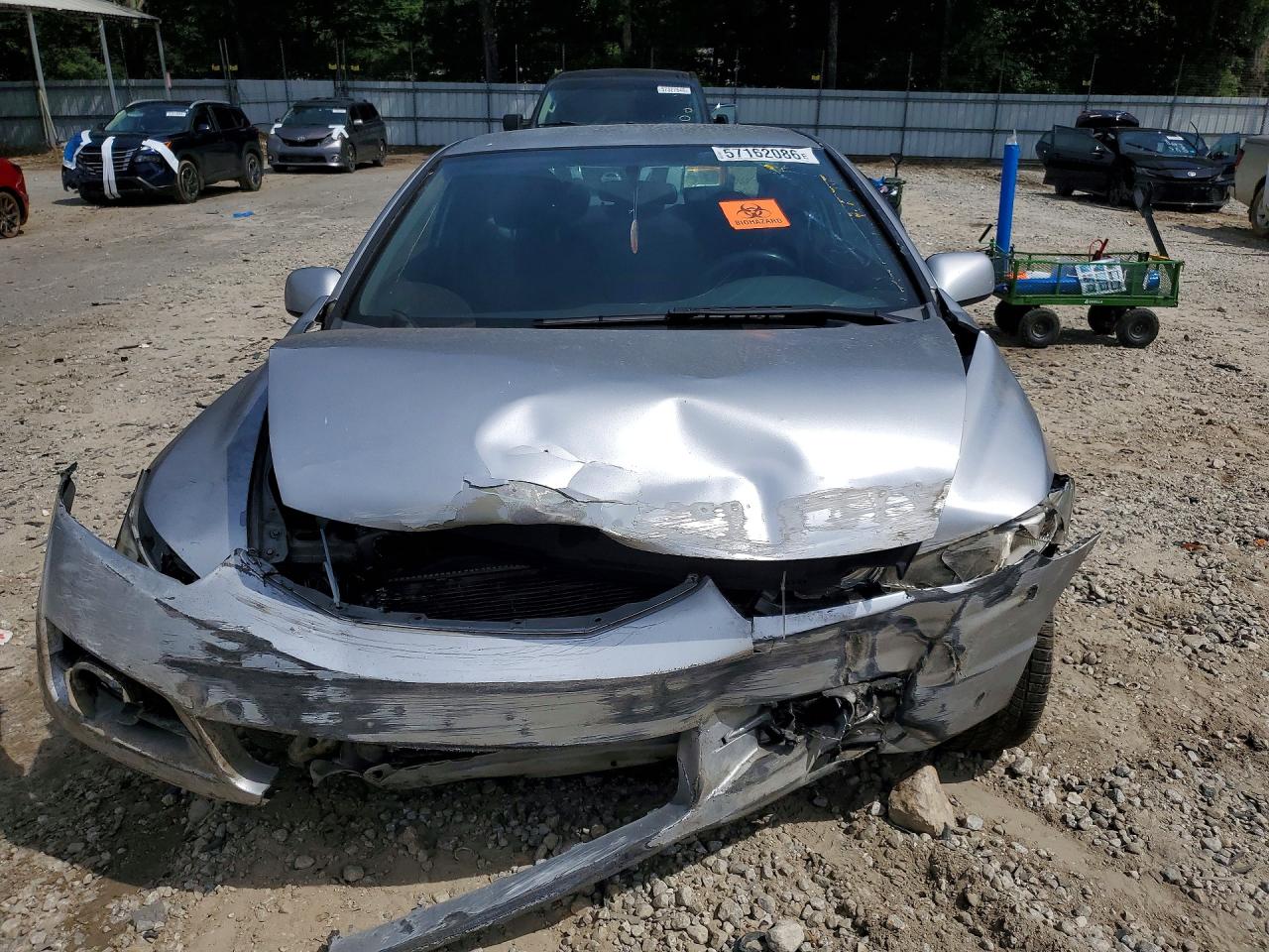 2009 Honda Civic Lx Silver vin: 2HGFG126X9H518110
