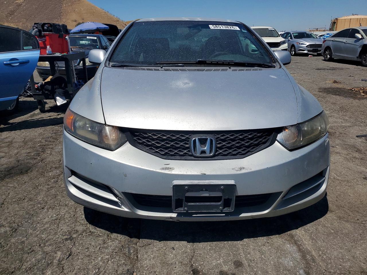 2009 Honda Civic Lx Silver vin: 2HGFG126X9H527129