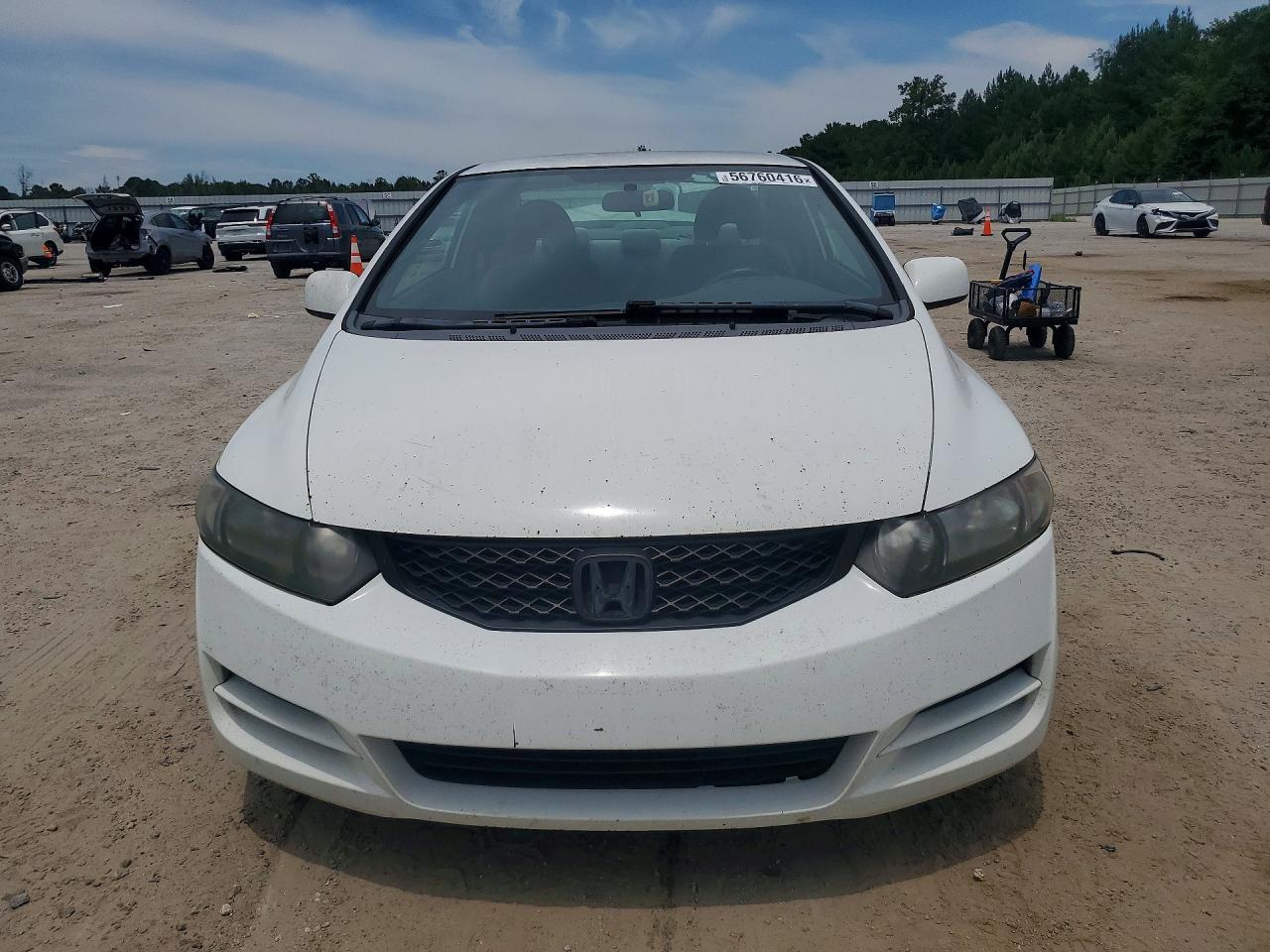 2009 Honda Civic Lx White vin: 2HGFG126X9H540933