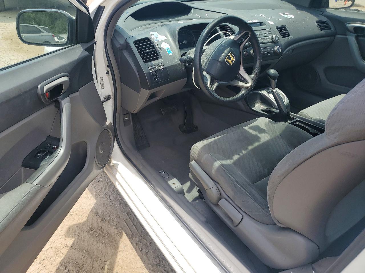 2009 Honda Civic Lx White vin: 2HGFG126X9H540933