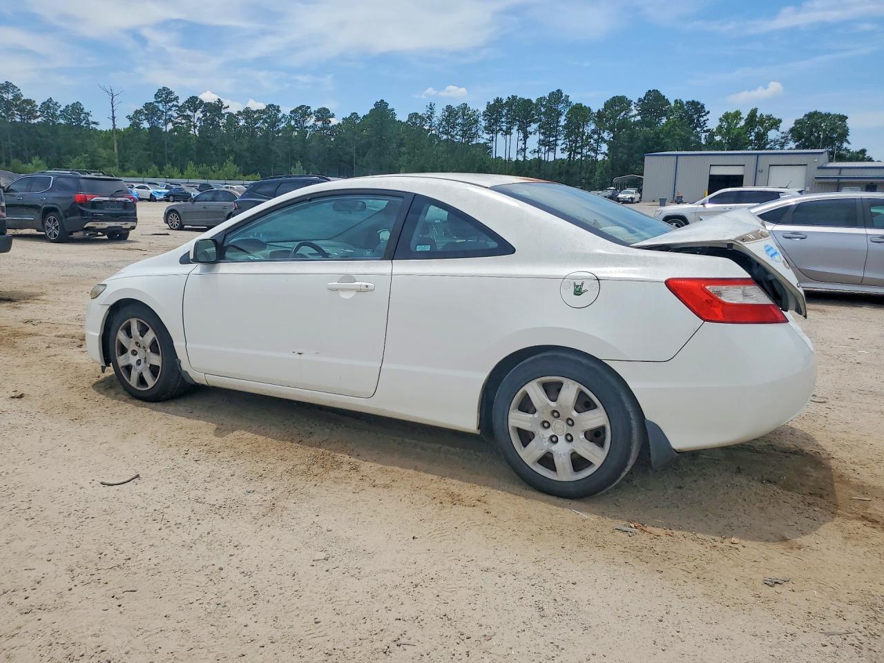2009 Honda Civic Lx White vin: 2HGFG126X9H540933