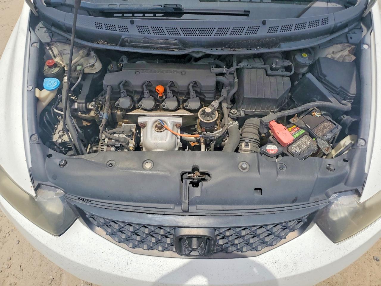 2009 Honda Civic Lx White vin: 2HGFG126X9H540933