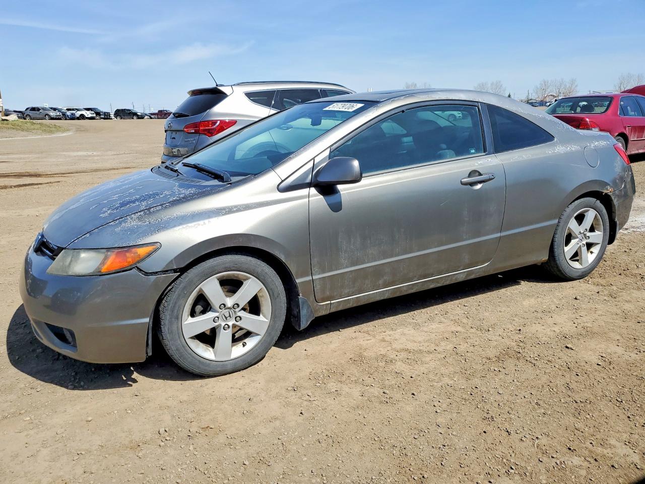 2006 Honda Civic Ex Gray vin: 2HGFG12806H014050
