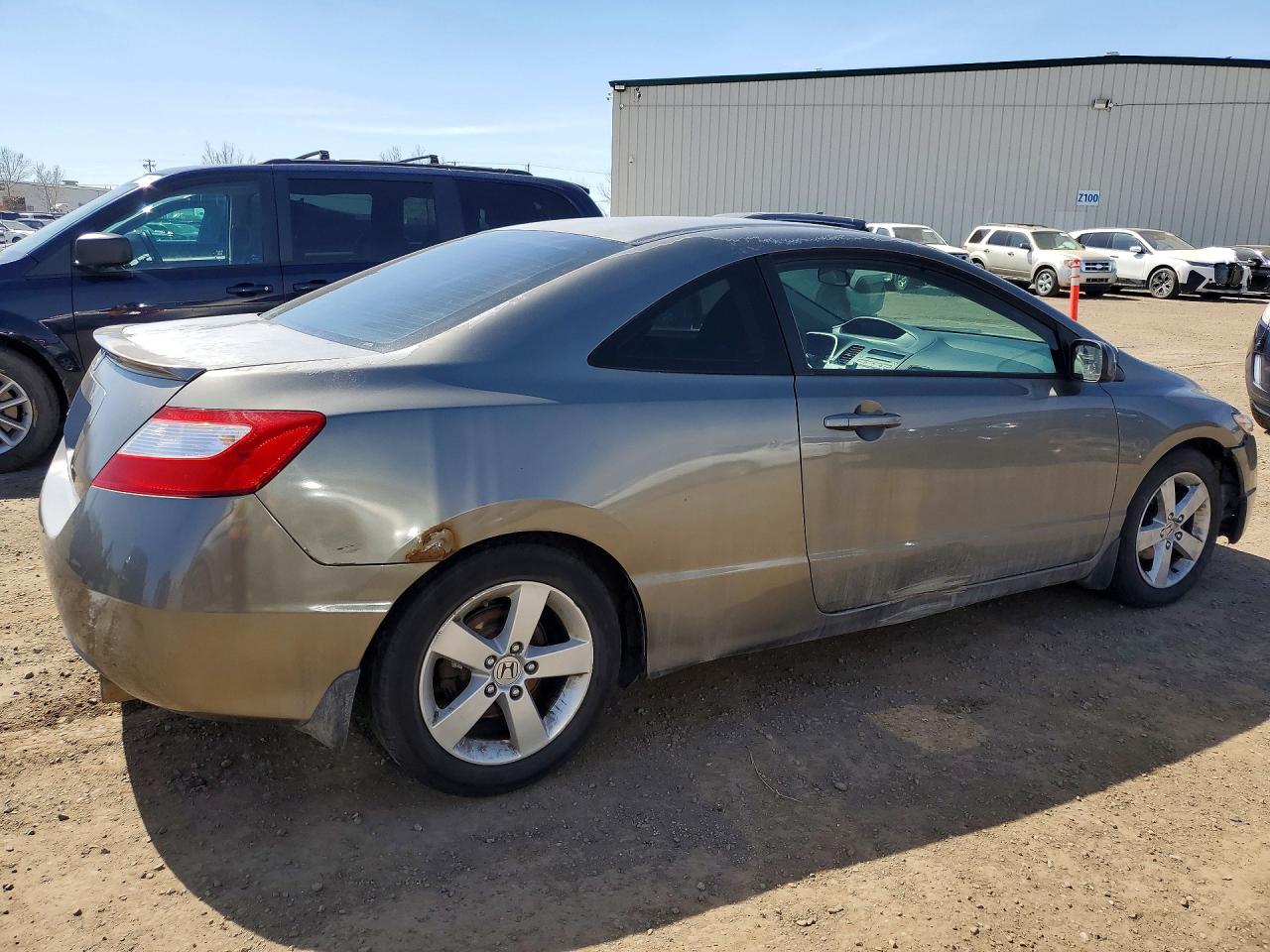 2006 Honda Civic Ex Gray vin: 2HGFG12806H014050