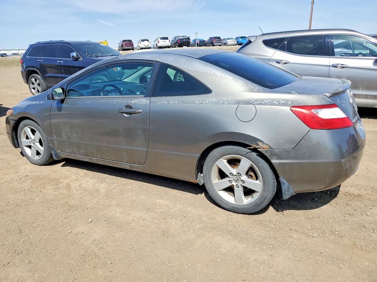 2006 Honda Civic Ex Gray vin: 2HGFG12806H014050