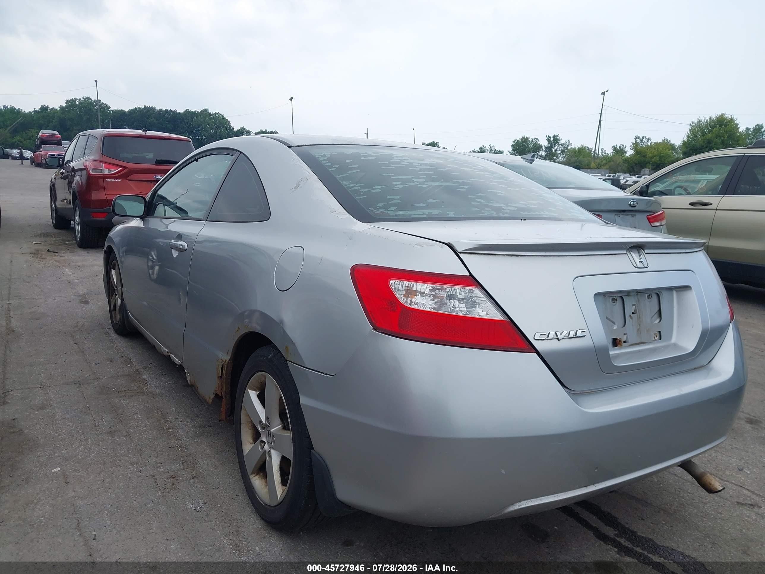 2006 Honda Civic Ex Silver vin: 2HGFG12806H528917