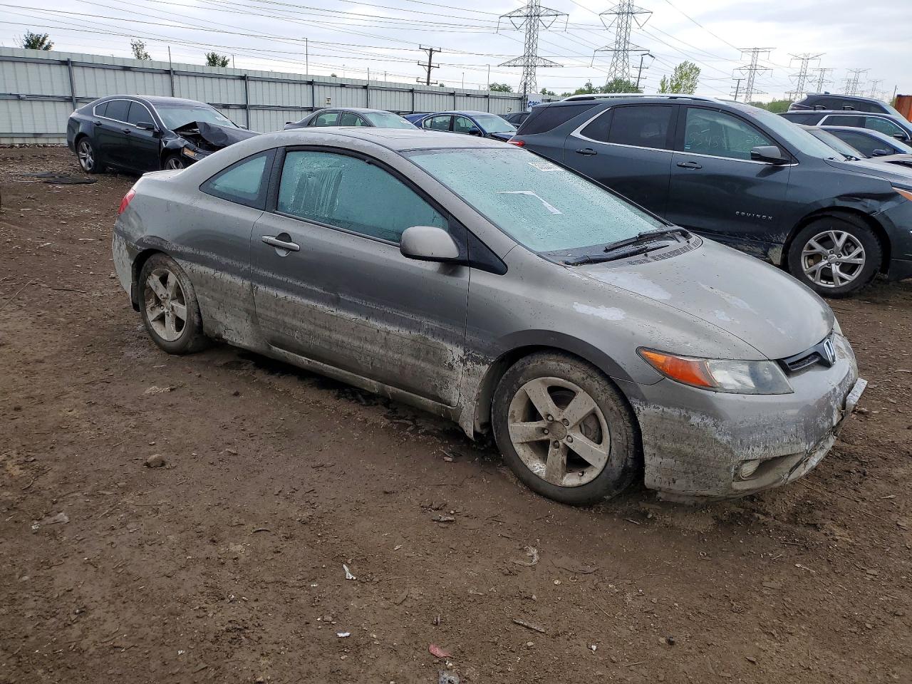 2006 Honda Civic Ex Gray vin: 2HGFG12806H555468