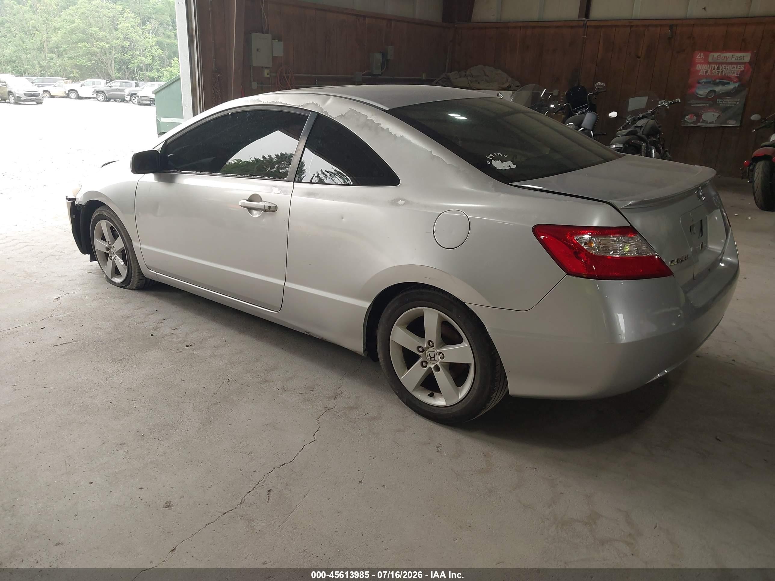 2006 Honda Civic Ex Silver vin: 2HGFG12806H563196