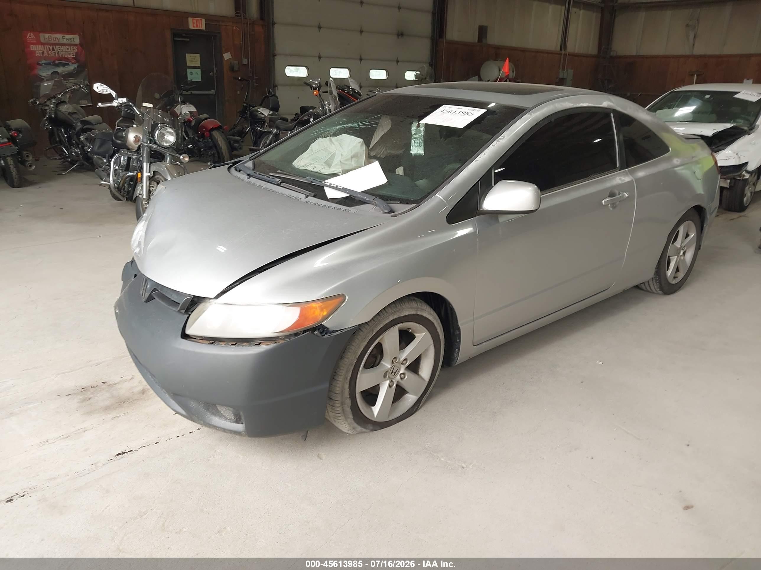 2006 Honda Civic Ex Silver vin: 2HGFG12806H563196