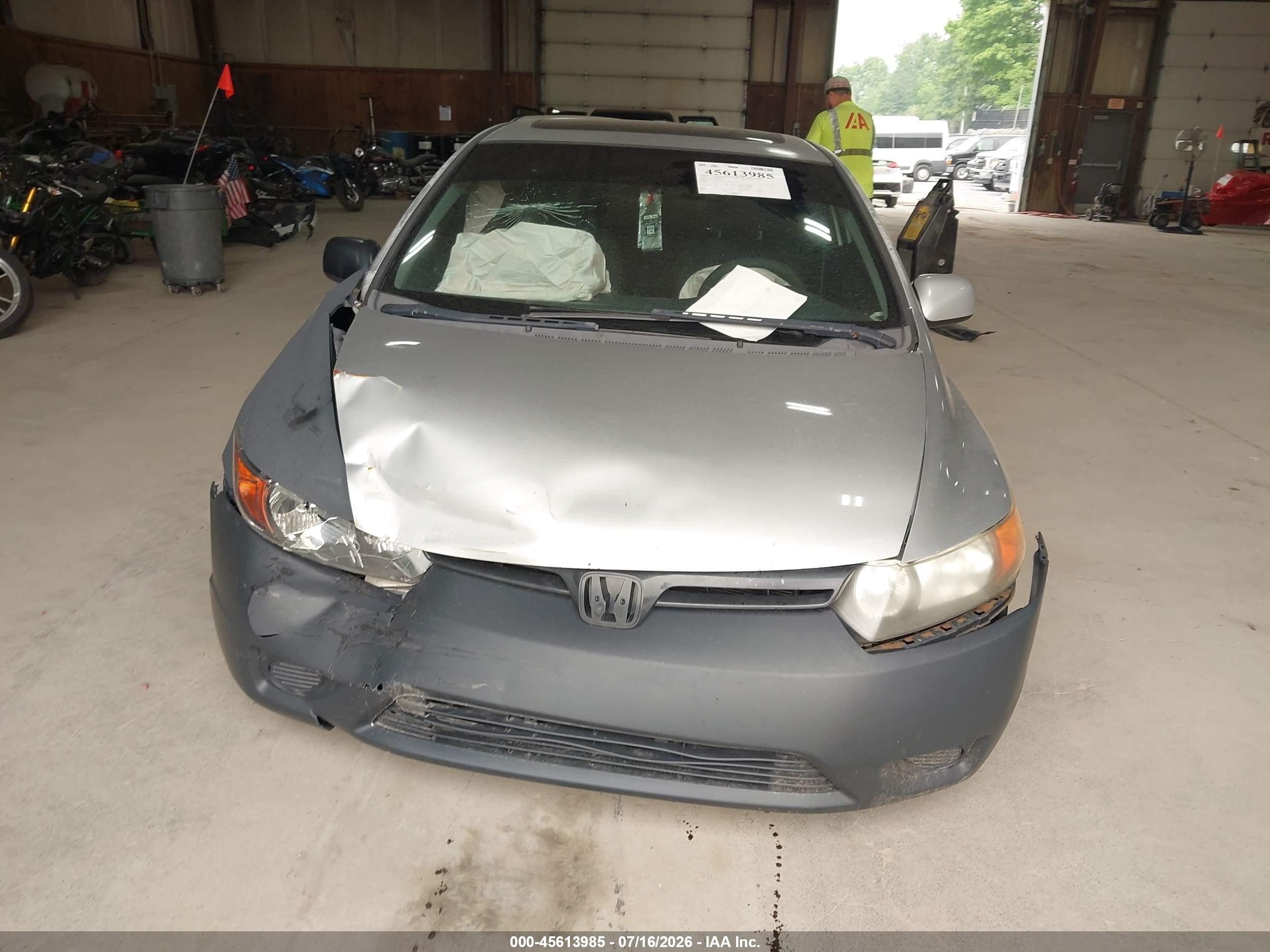 2006 Honda Civic Ex Silver vin: 2HGFG12806H563196