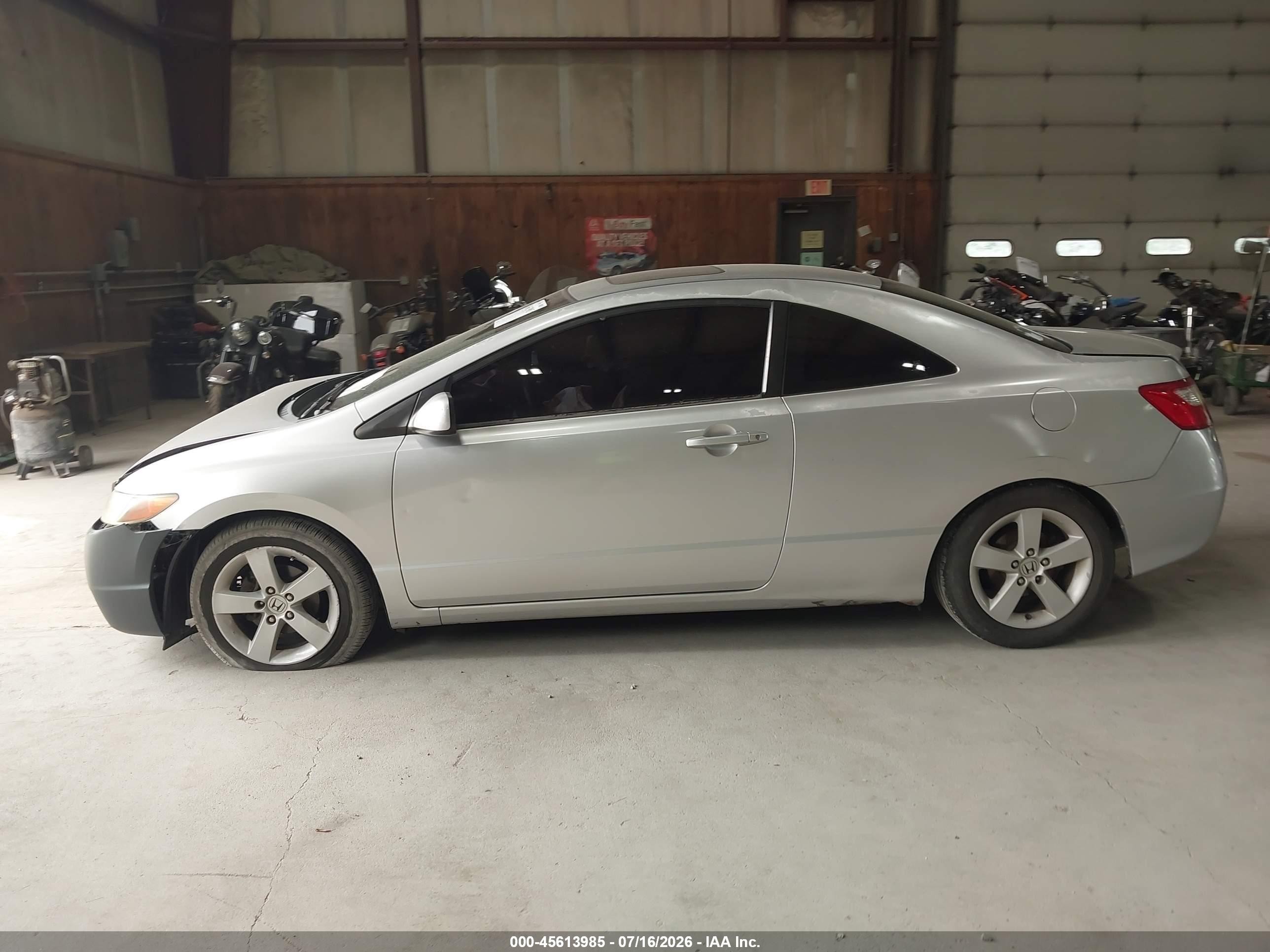 2006 Honda Civic Ex Silver vin: 2HGFG12806H563196