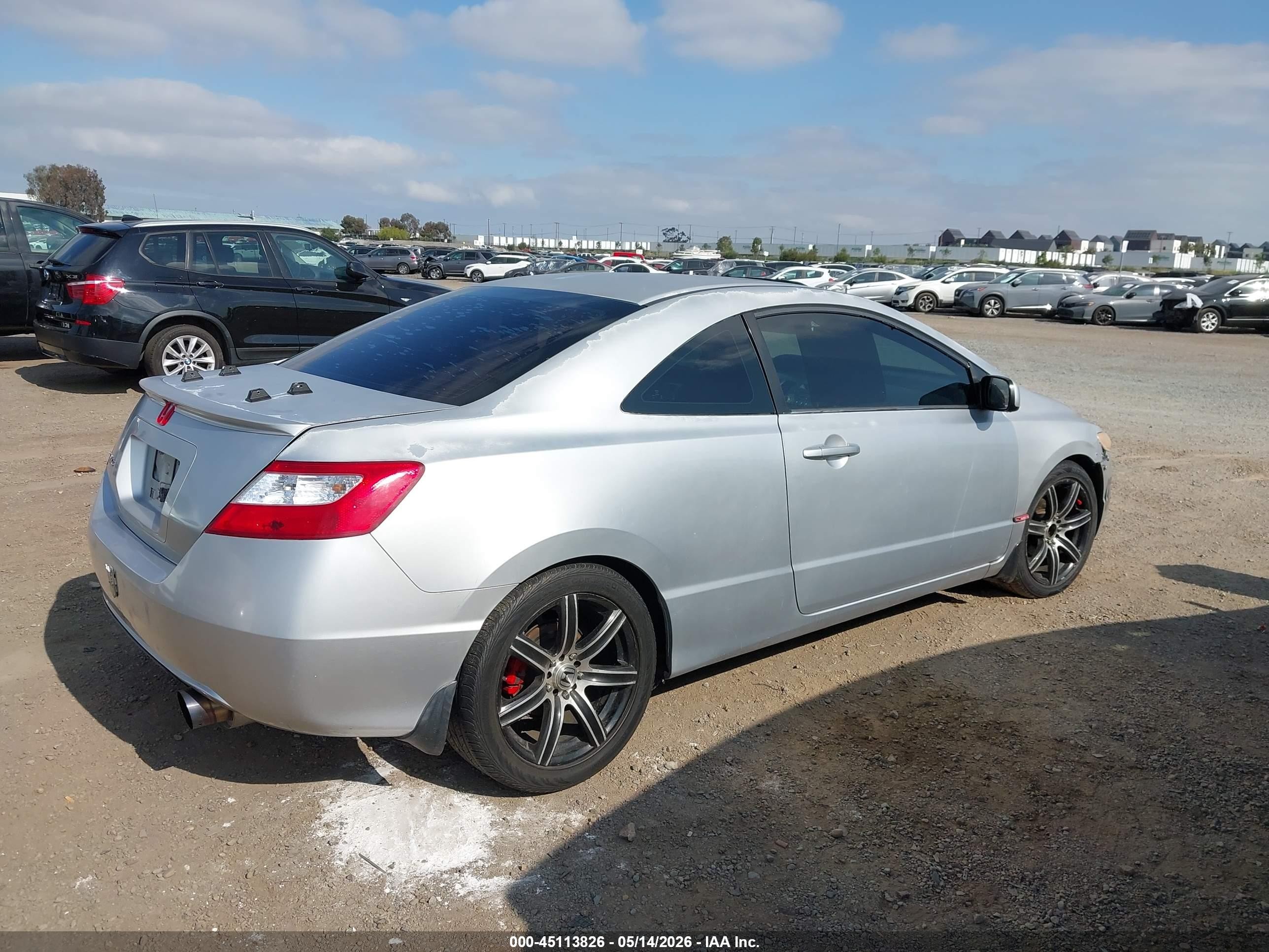 2007 Honda Civic Ex Silver vin: 2HGFG12807H519247