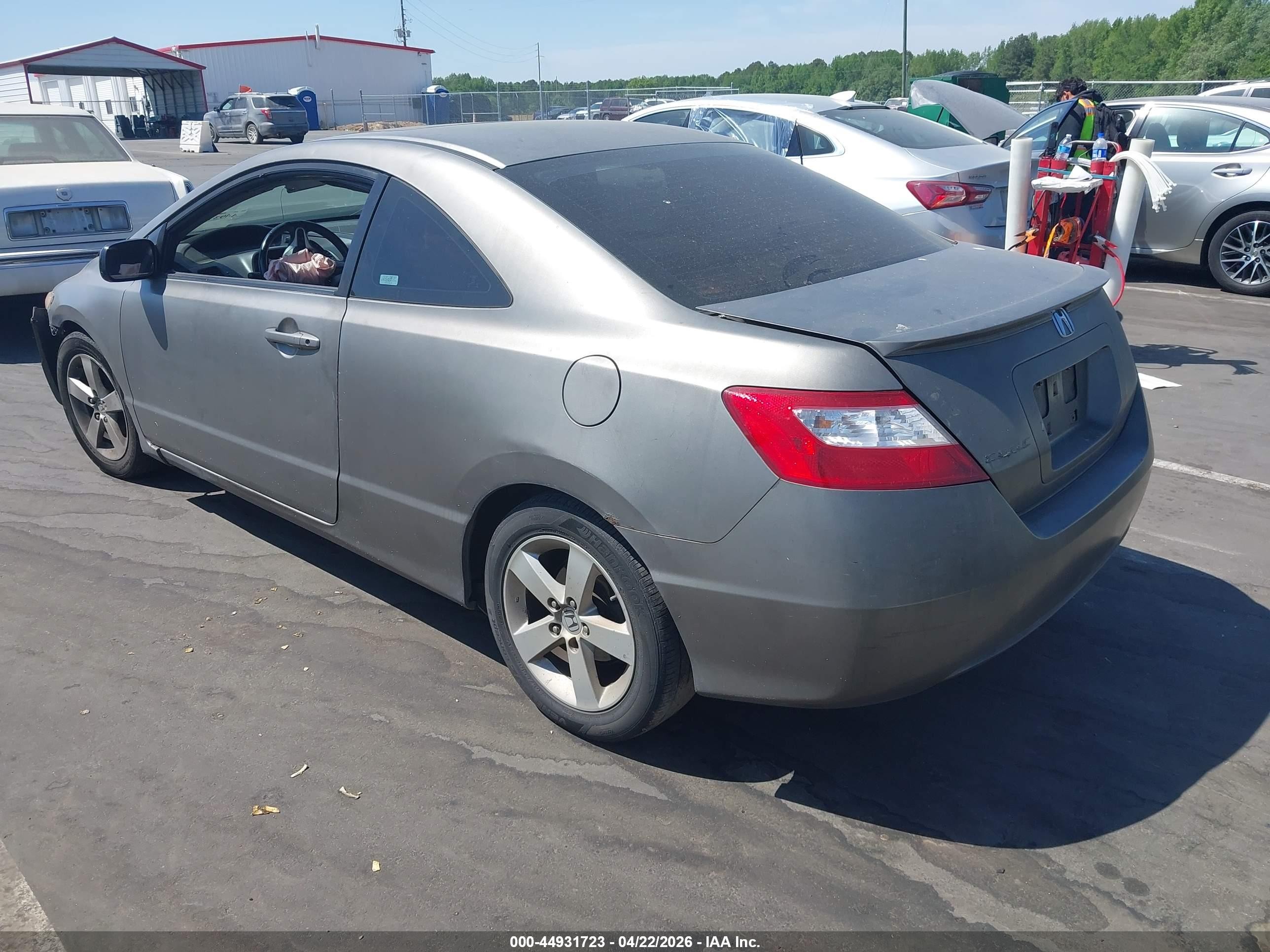 2007 Honda Civic Ex Silver vin: 2HGFG12807H547985