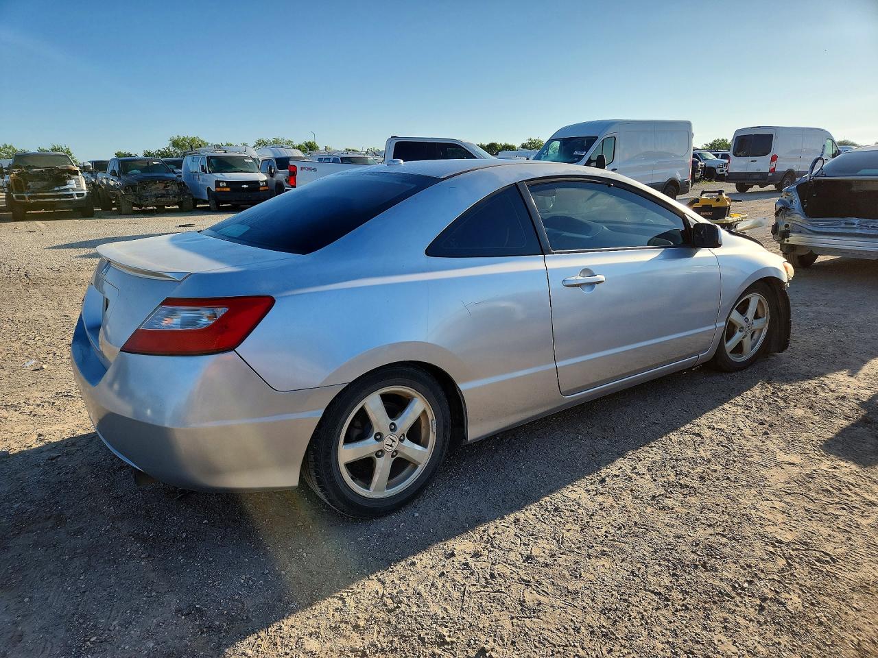 2007 Honda Civic Ex Silver vin: 2HGFG12807H565015