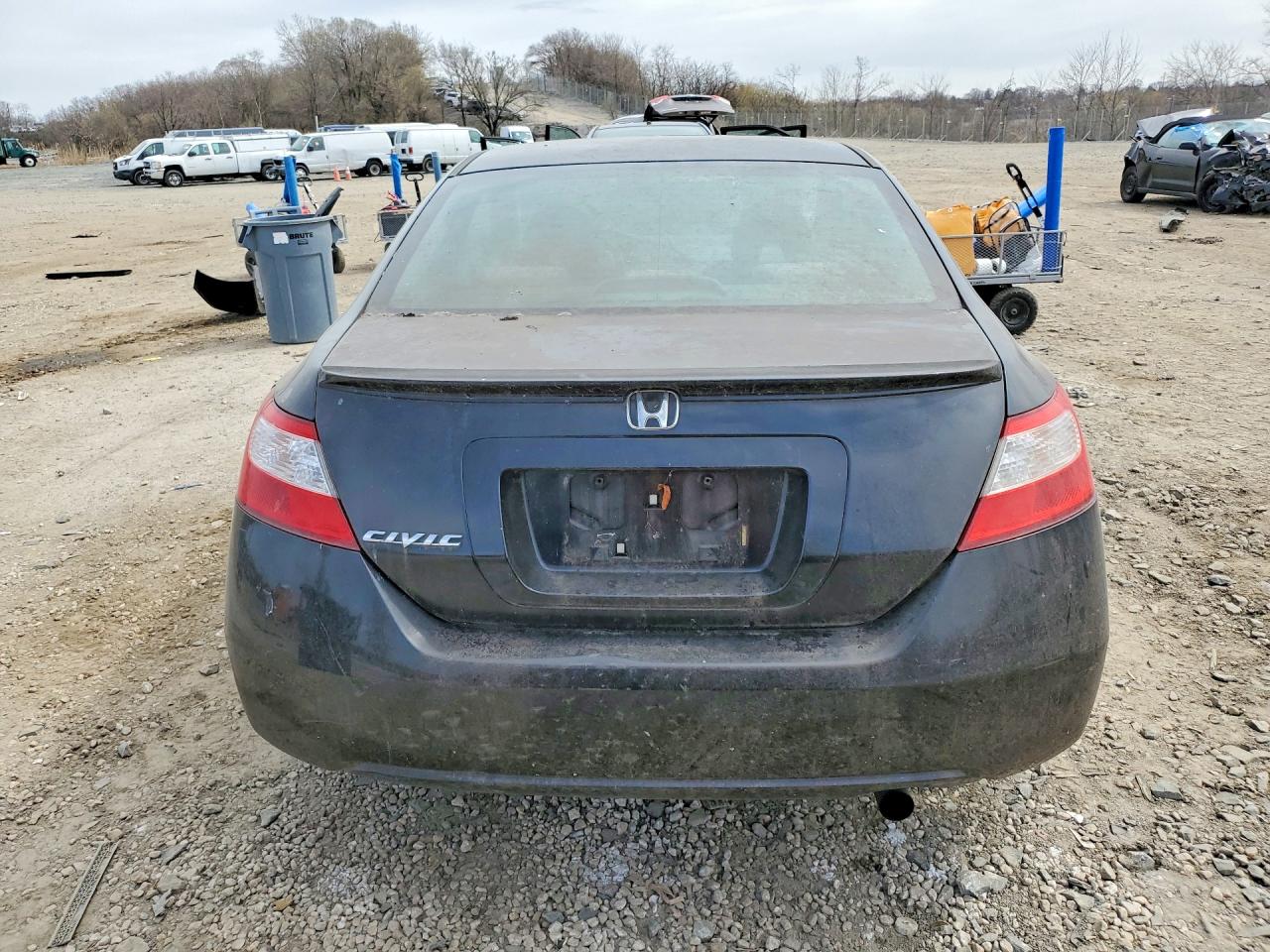 2007 Honda Civic Black vin: 2HGFG12807H579156