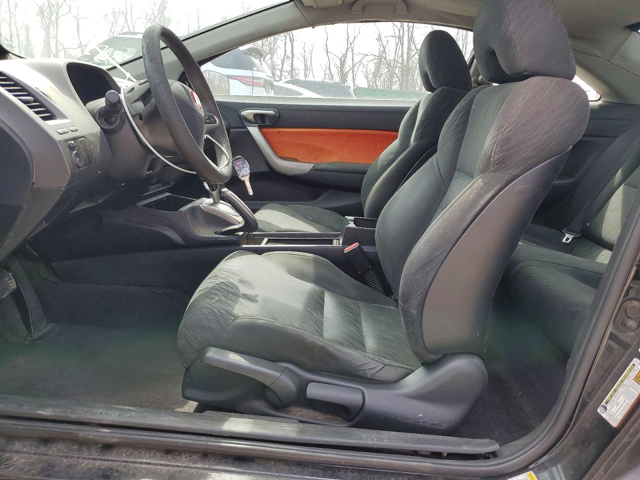 2007 Honda Civic Black vin: 2HGFG12807H579156