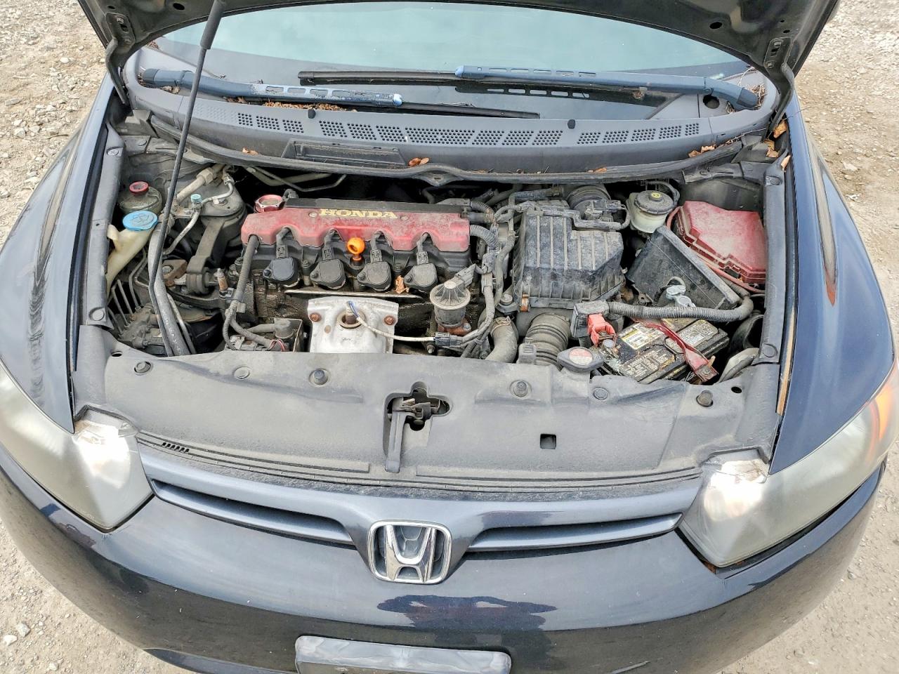 2007 Honda Civic Black vin: 2HGFG12807H579156