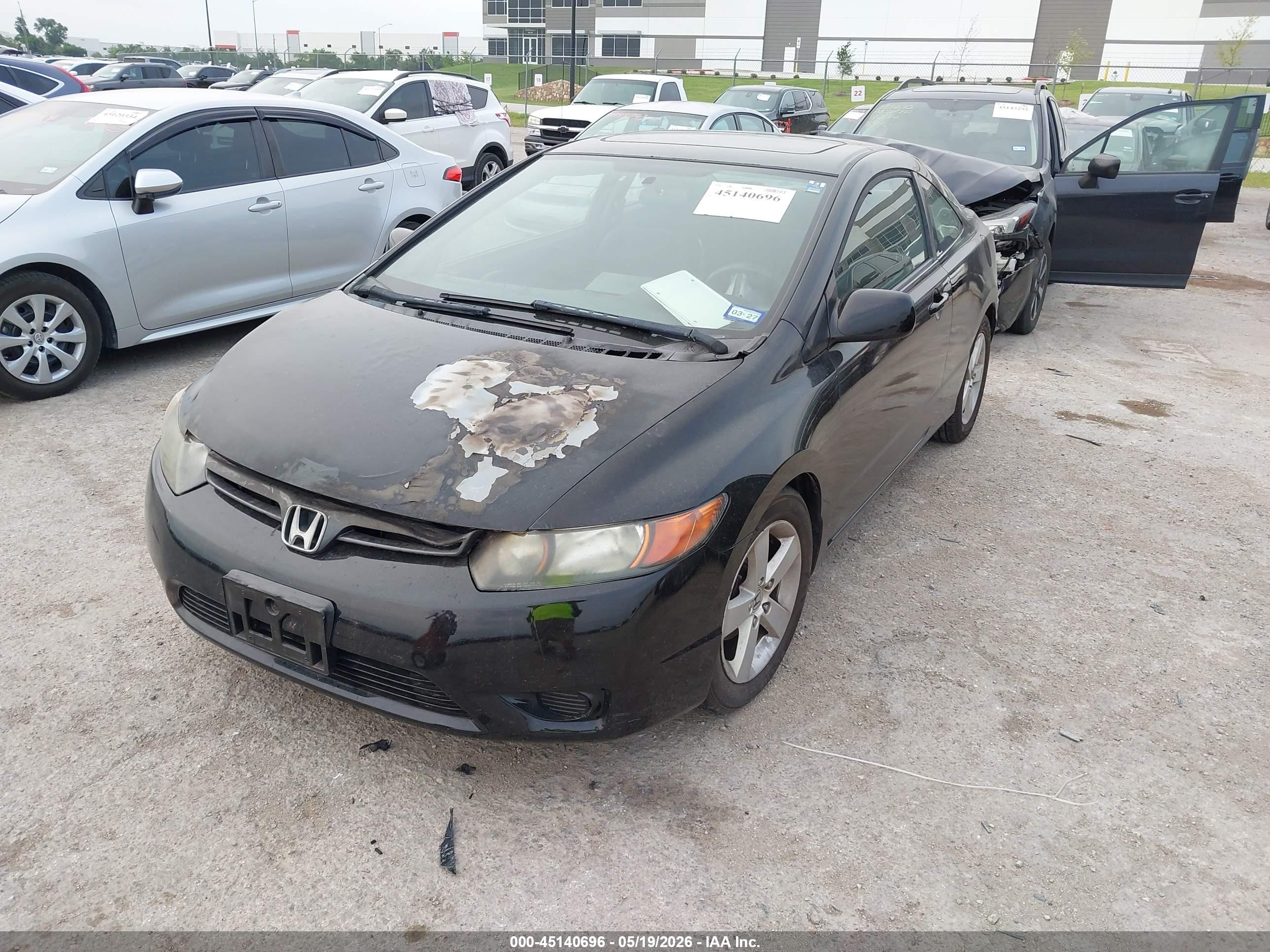 2008 Honda Civic Ex Black vin: 2HGFG12808H506144