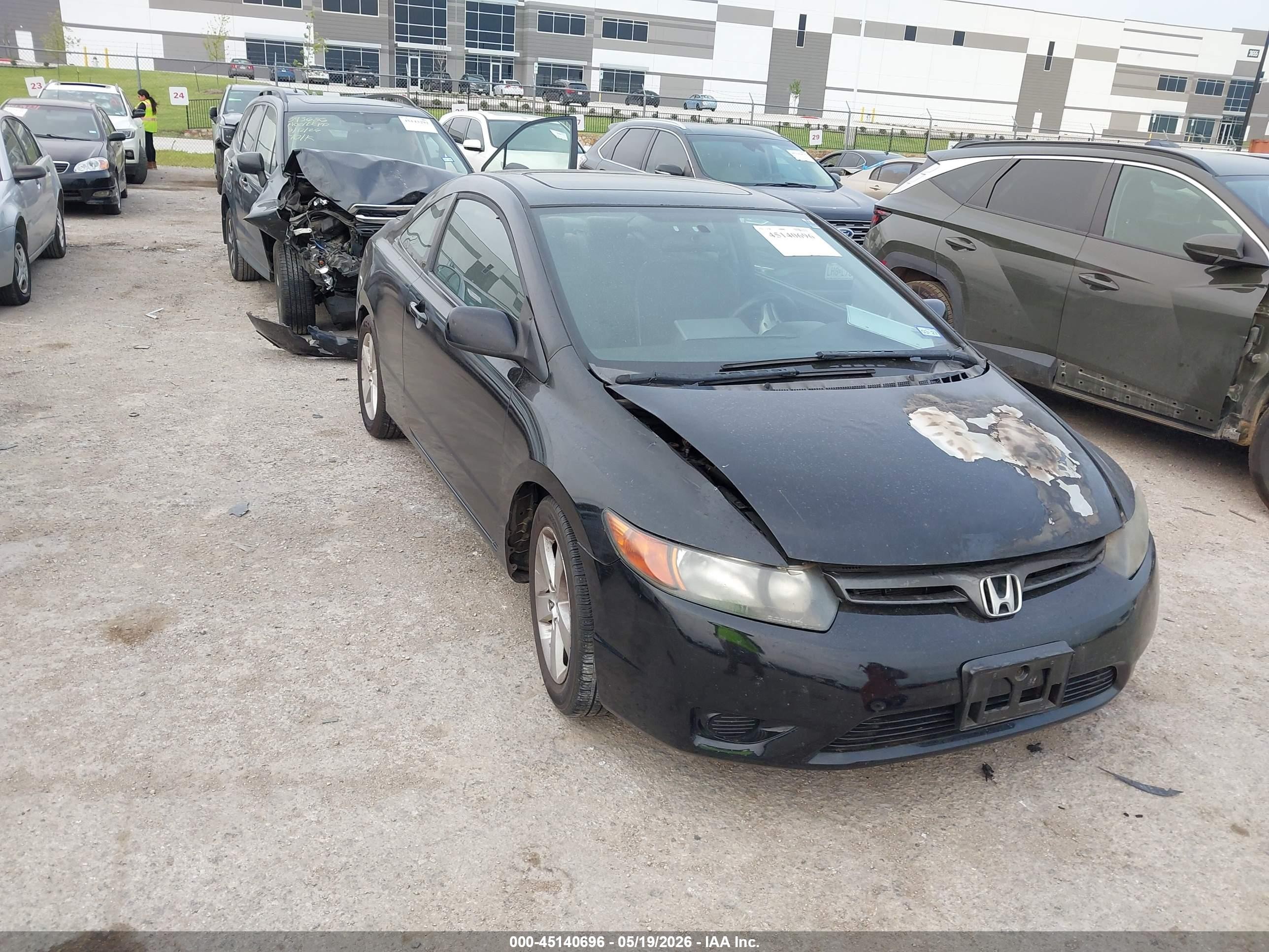 2008 Honda Civic Ex Black vin: 2HGFG12808H506144