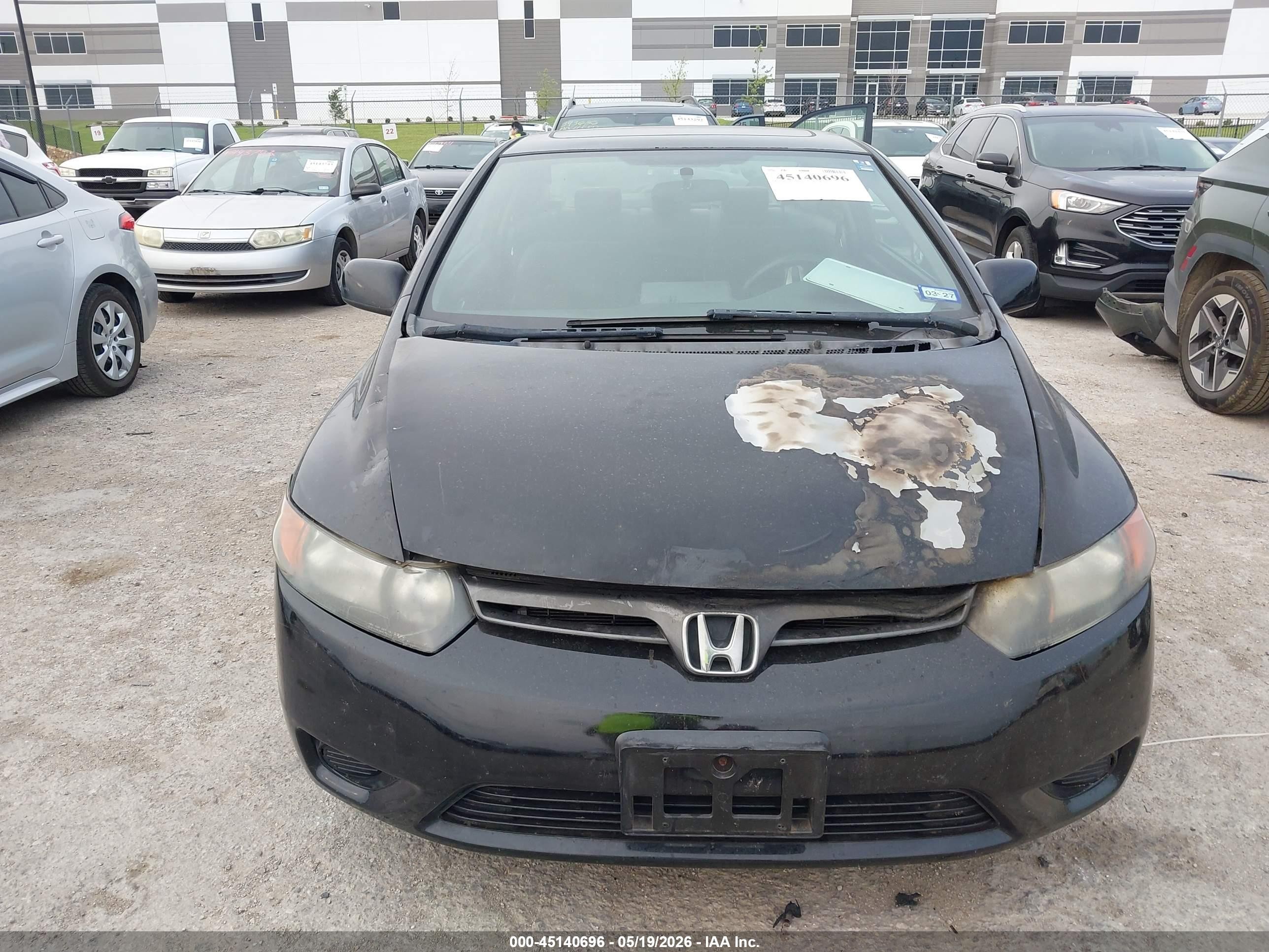 2008 Honda Civic Ex Black vin: 2HGFG12808H506144