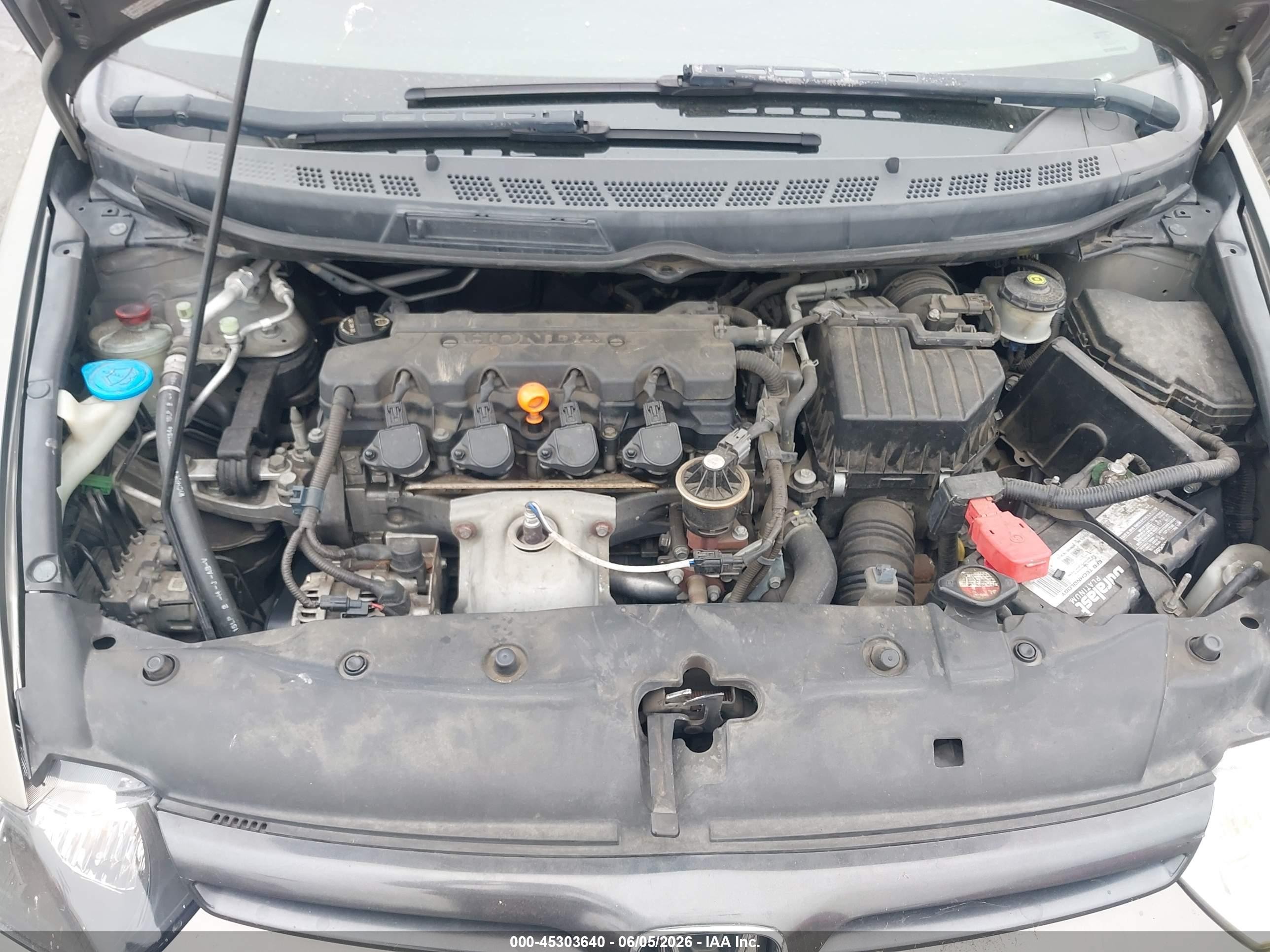 2008 Honda Civic Ex Gray vin: 2HGFG12808H509951