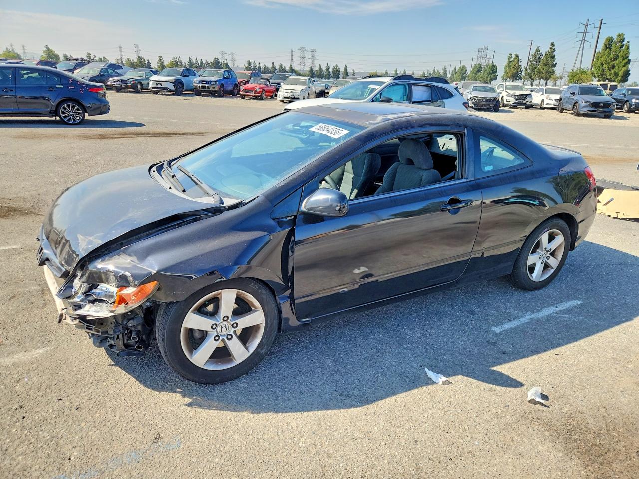 2008 Honda Civic Ex Black vin: 2HGFG12808H519623
