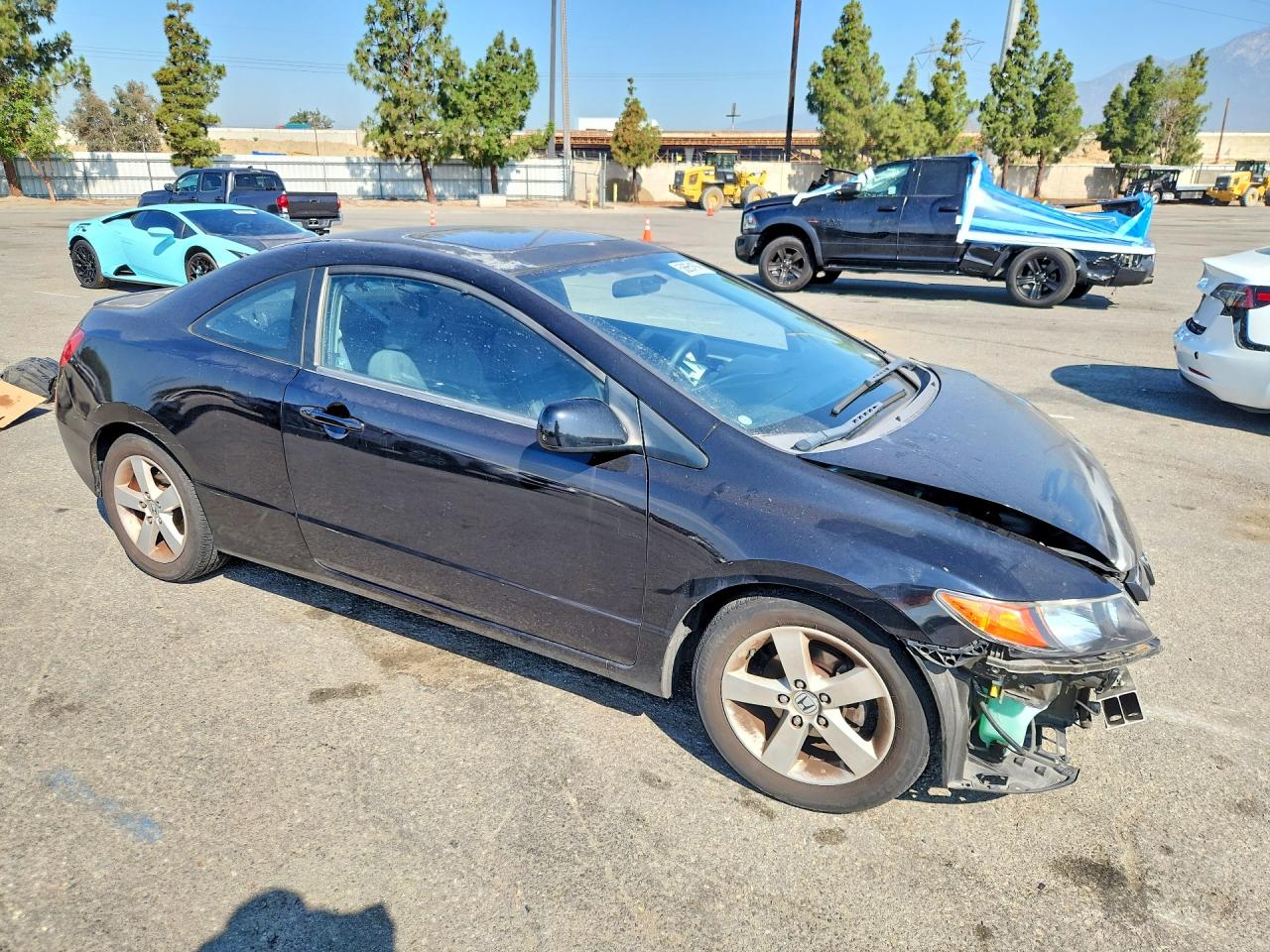 2008 Honda Civic Ex Black vin: 2HGFG12808H519623