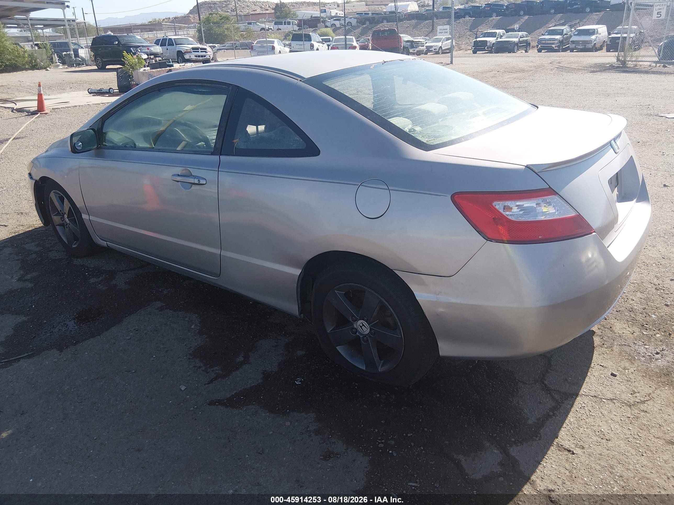 2008 Honda Civic Ex Silver vin: 2HGFG12808H568546