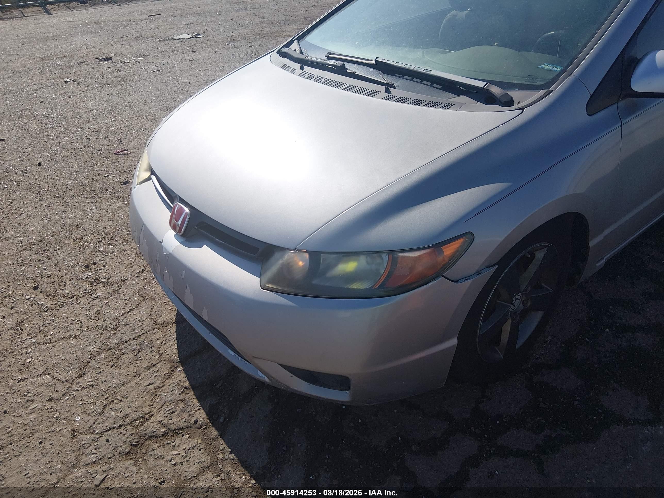2008 Honda Civic Ex Silver vin: 2HGFG12808H568546