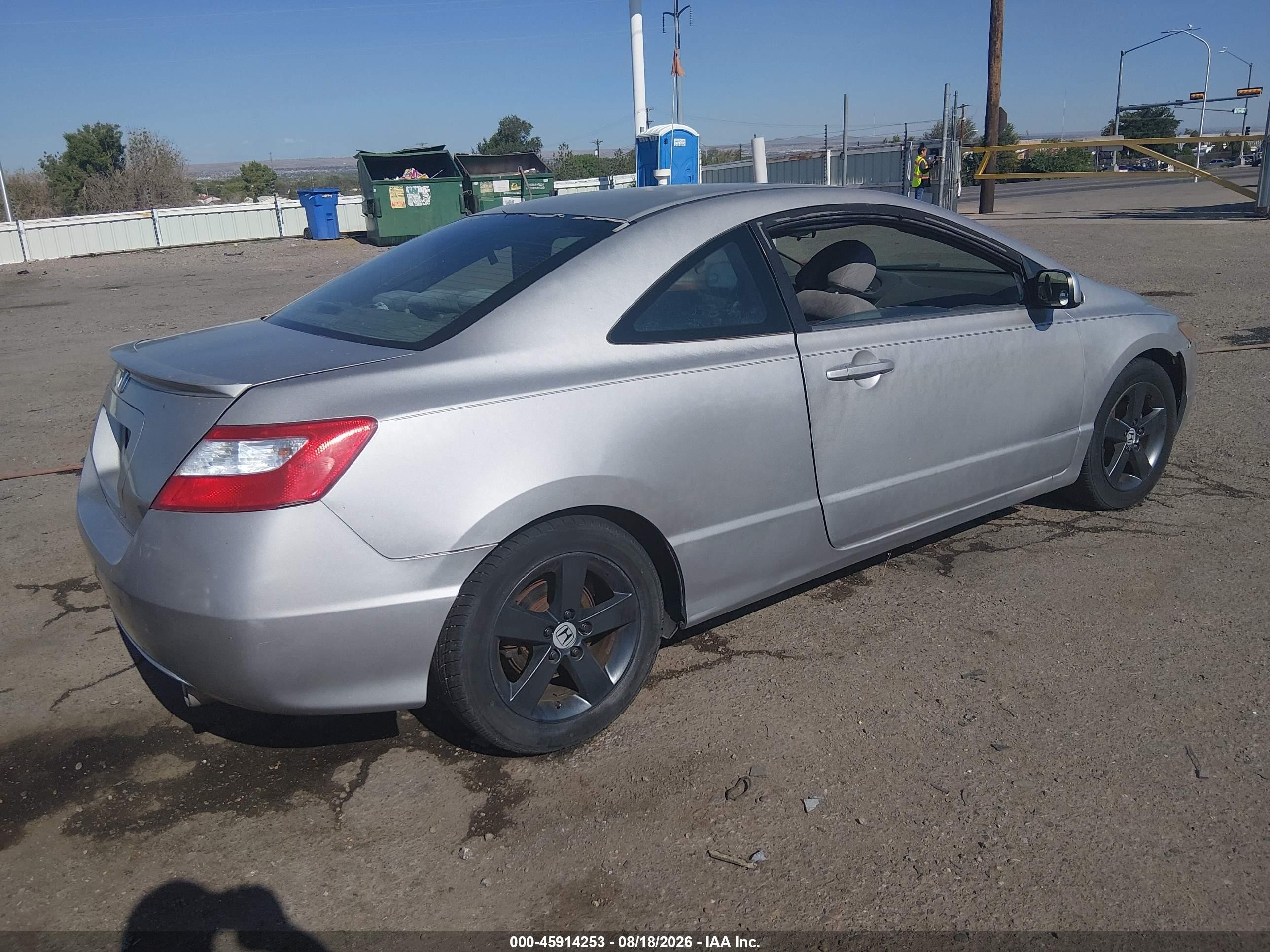 2008 Honda Civic Ex Silver vin: 2HGFG12808H568546
