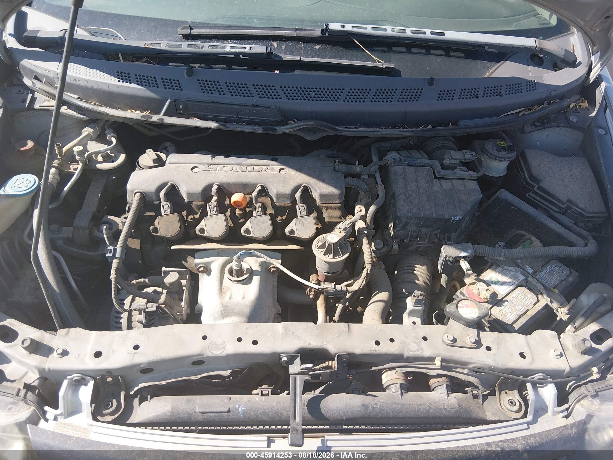2008 Honda Civic Ex Silver vin: 2HGFG12808H568546