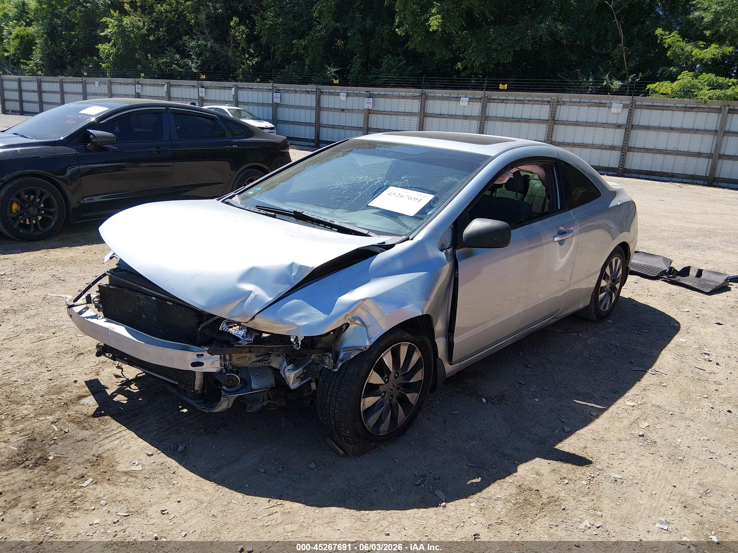 2009 Honda Civic Ex Silver vin: 2HGFG12809H536813