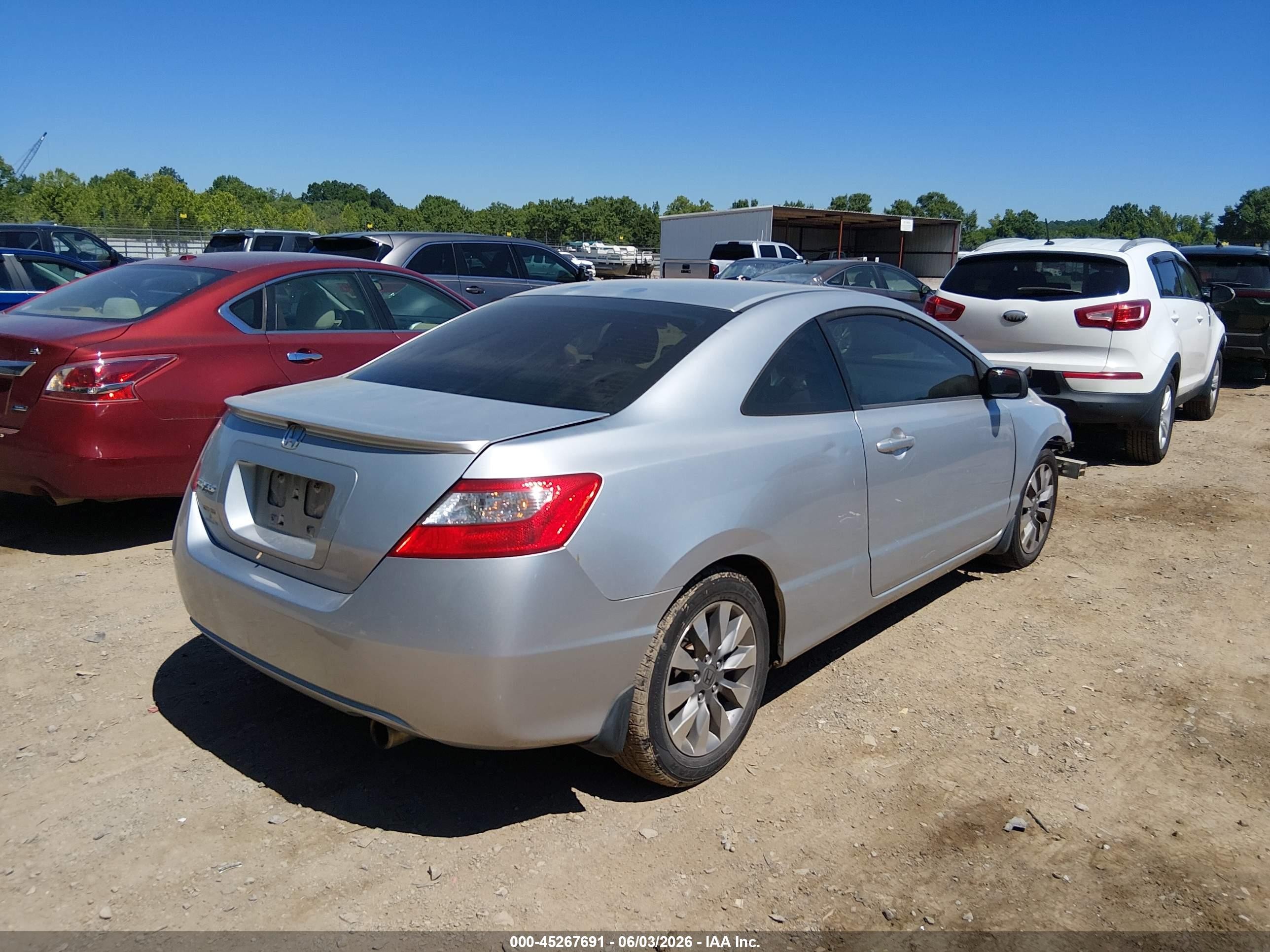 2009 Honda Civic Ex Silver vin: 2HGFG12809H536813