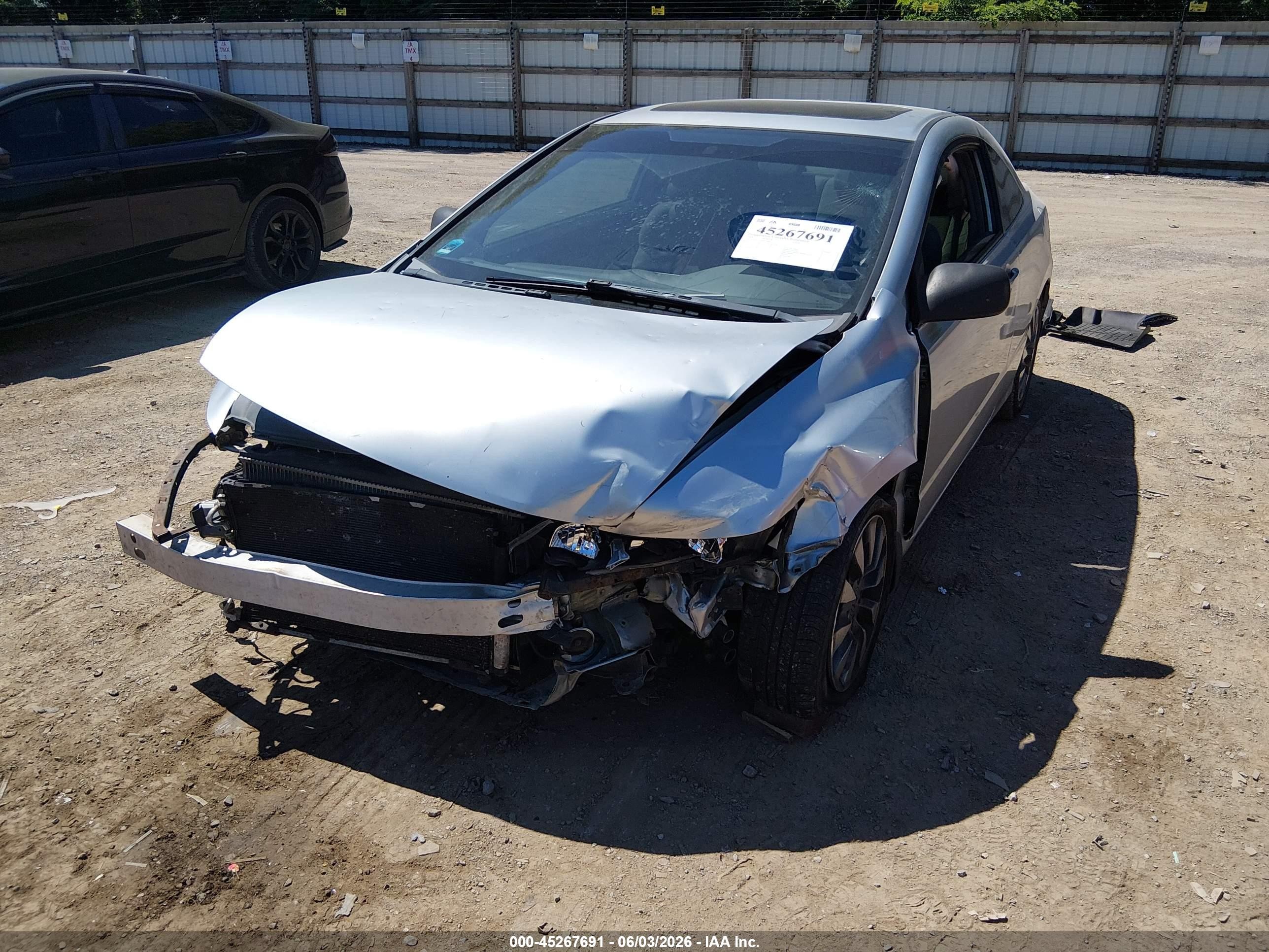 2009 Honda Civic Ex Silver vin: 2HGFG12809H536813
