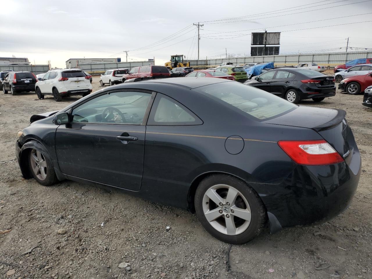 2006 Honda Civic Ex Black vin: 2HGFG12816H504206