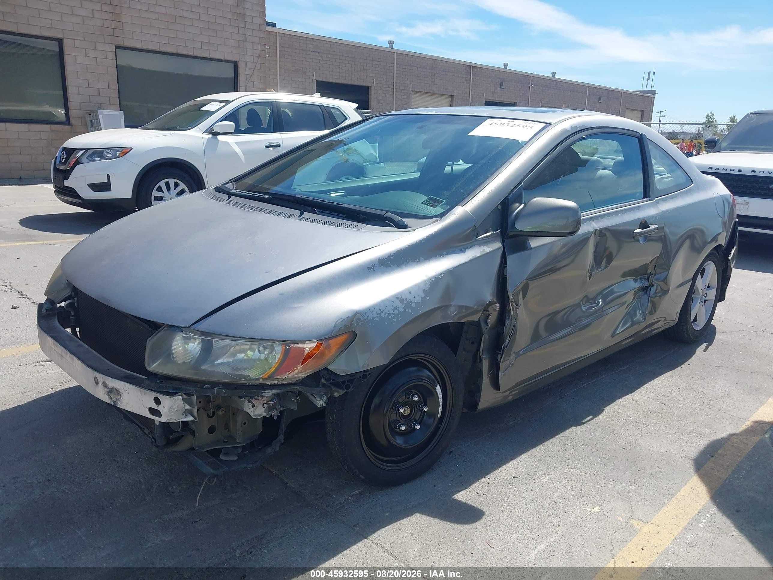 2006 Honda Civic Ex Gray vin: 2HGFG12816H513584