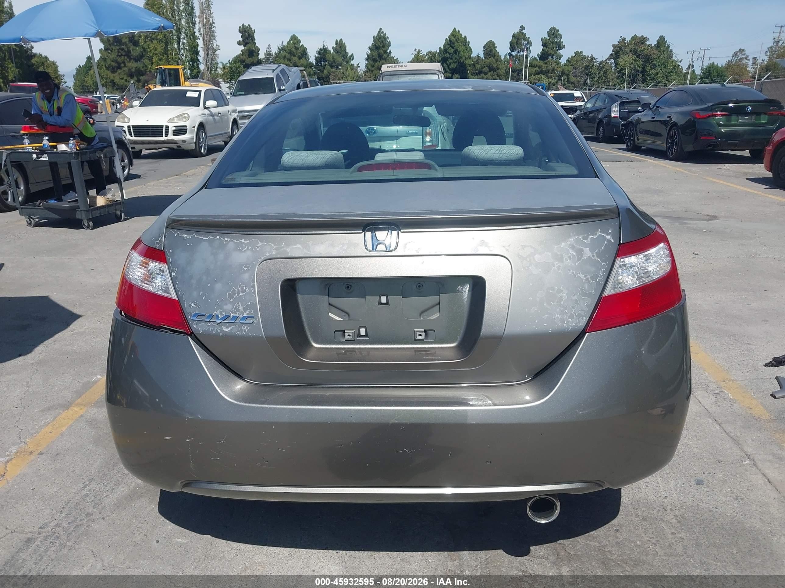 2006 Honda Civic Ex Gray vin: 2HGFG12816H513584