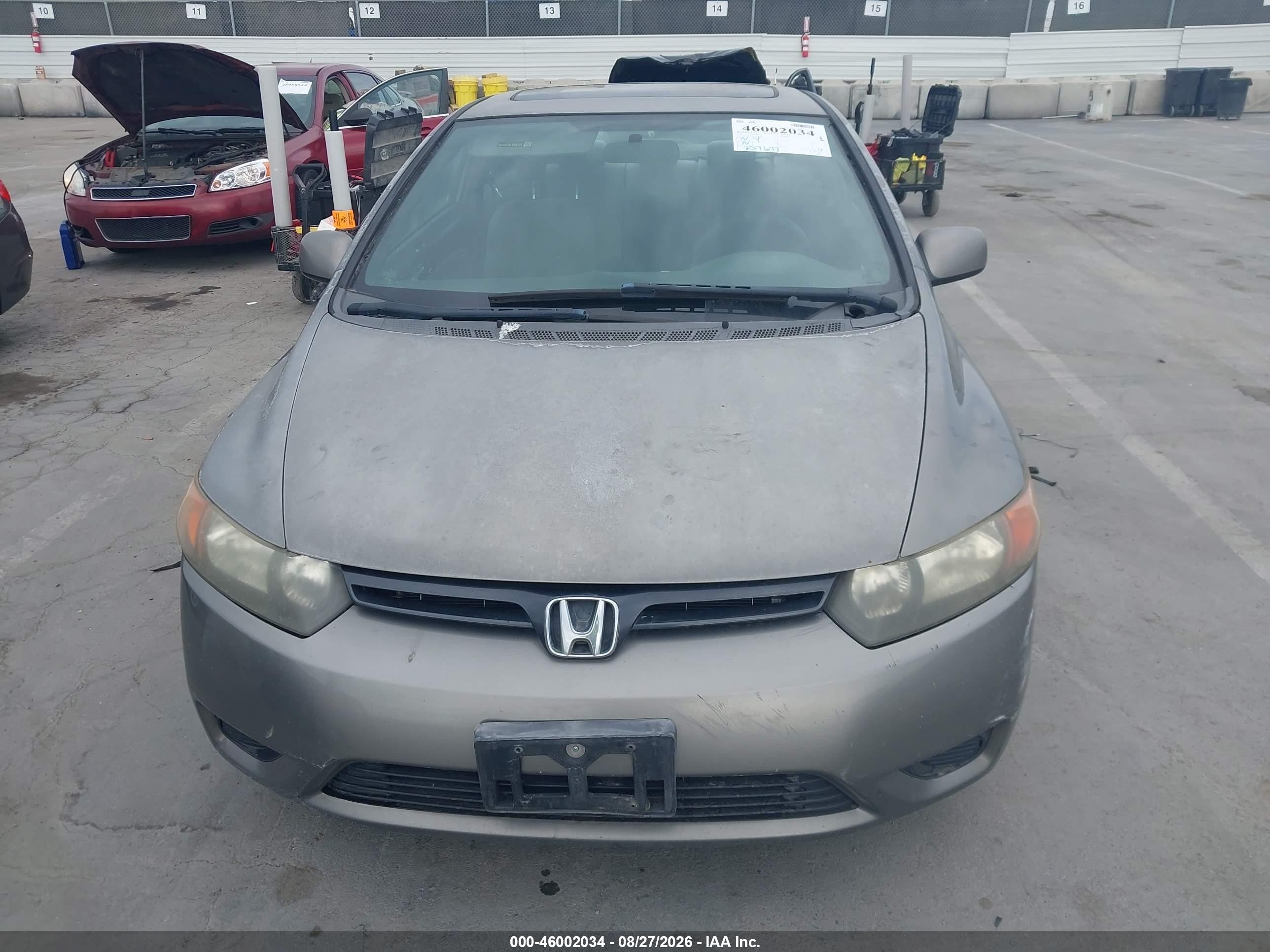 2006 Honda Civic Ex Gray vin: 2HGFG12816H516002